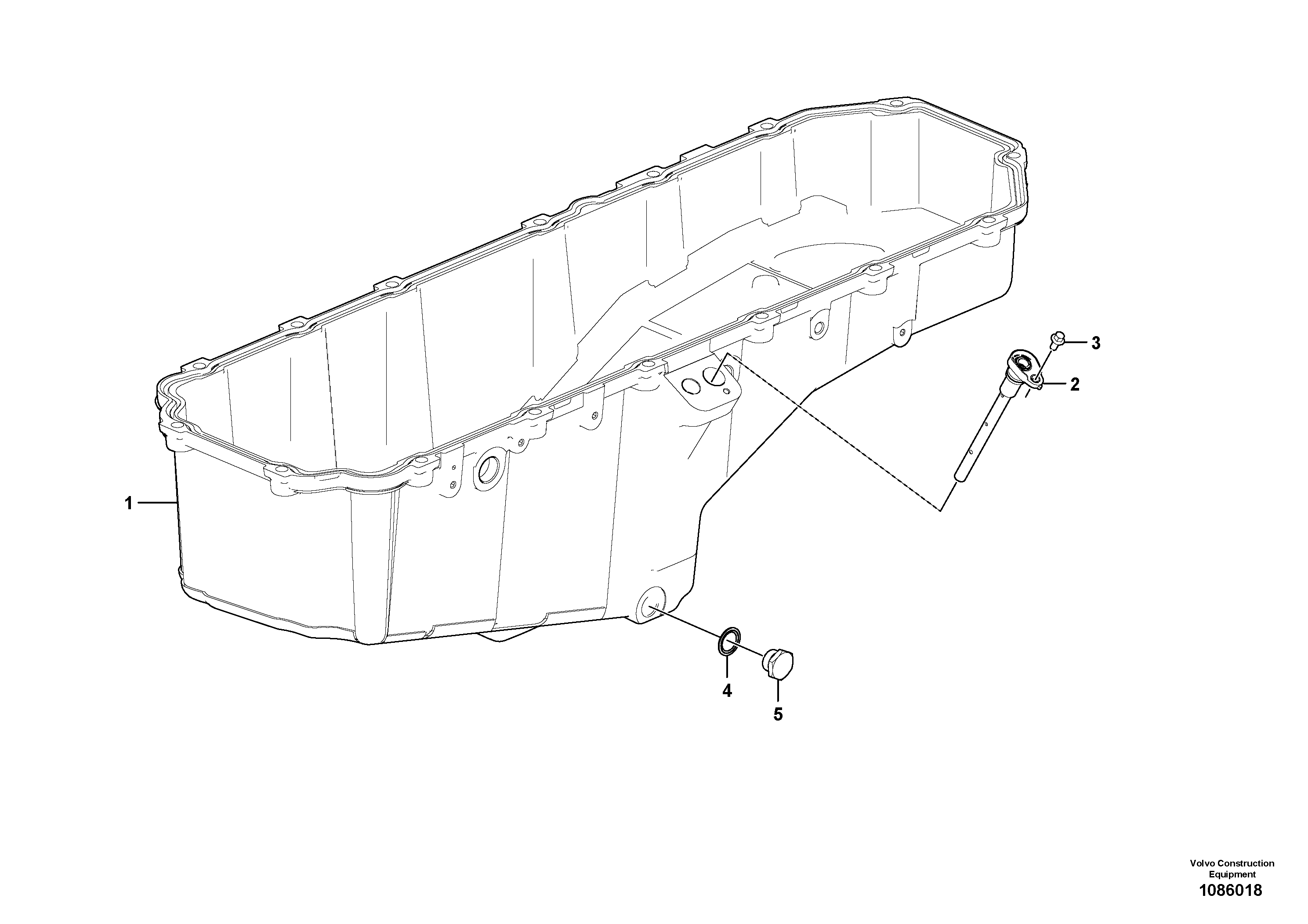 Tree-length grapple VOE17435289 VOLVO