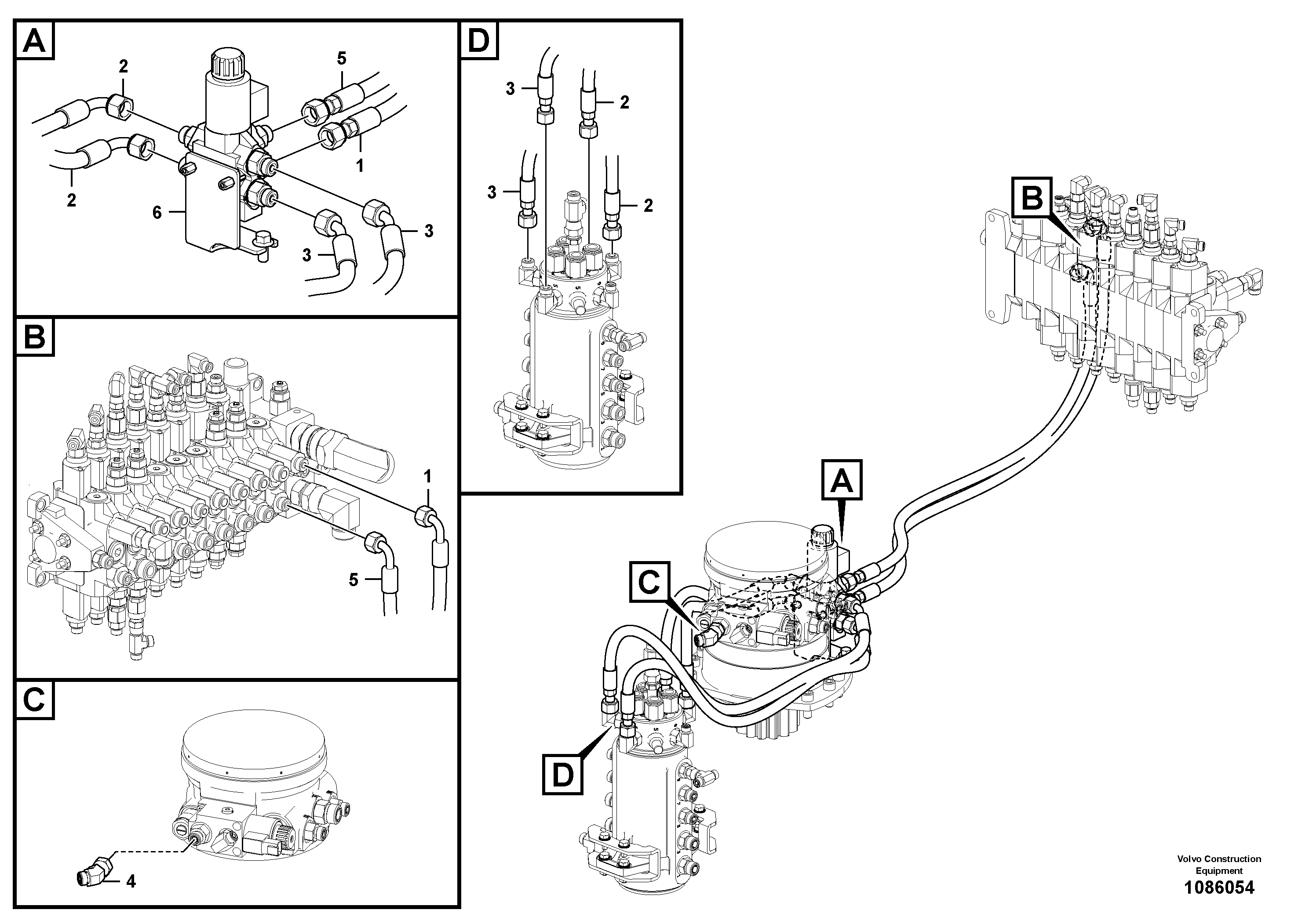 Timing gear casing VOE15800732 VOLVO