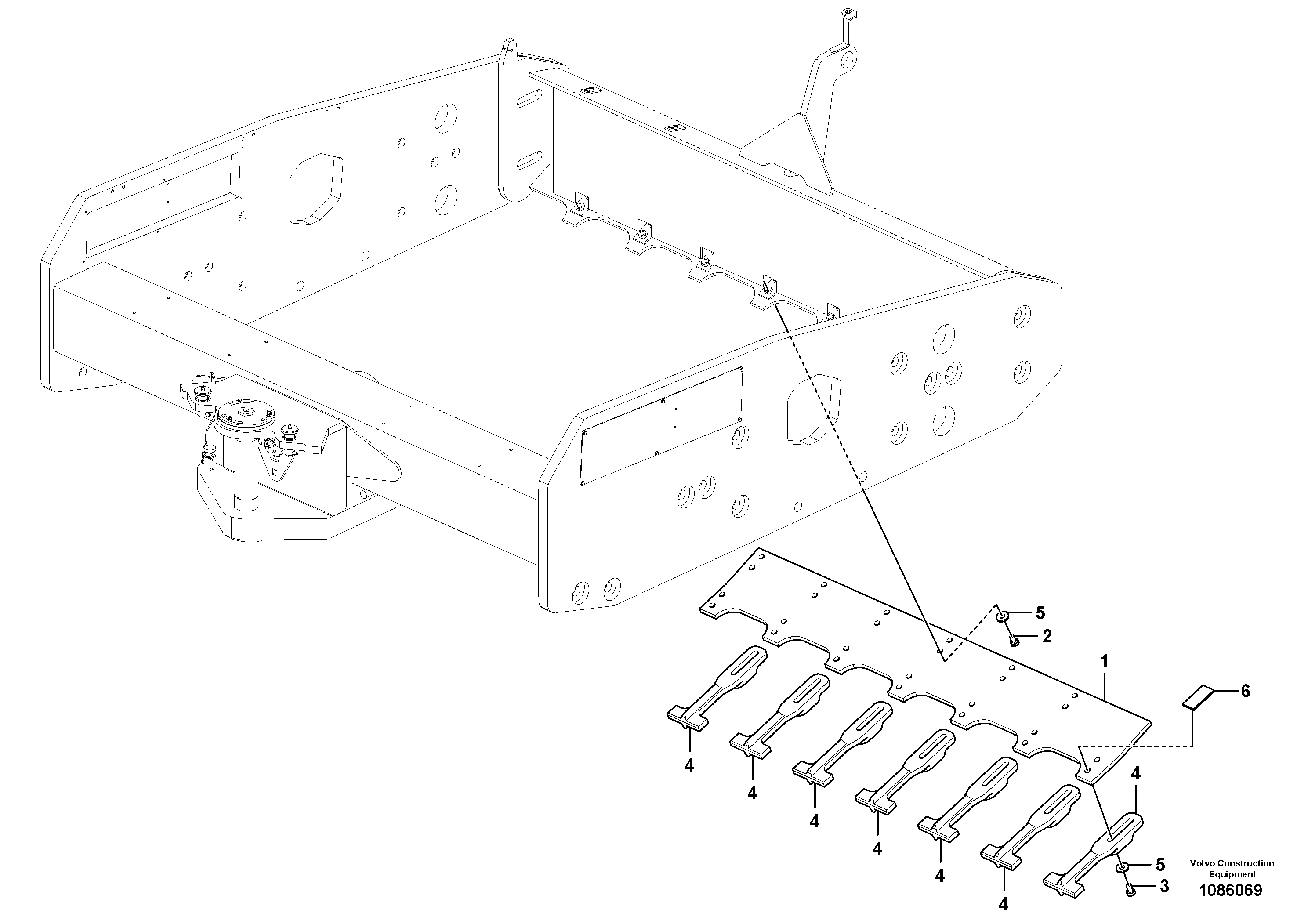 Bracket VOE12763161 VOLVO