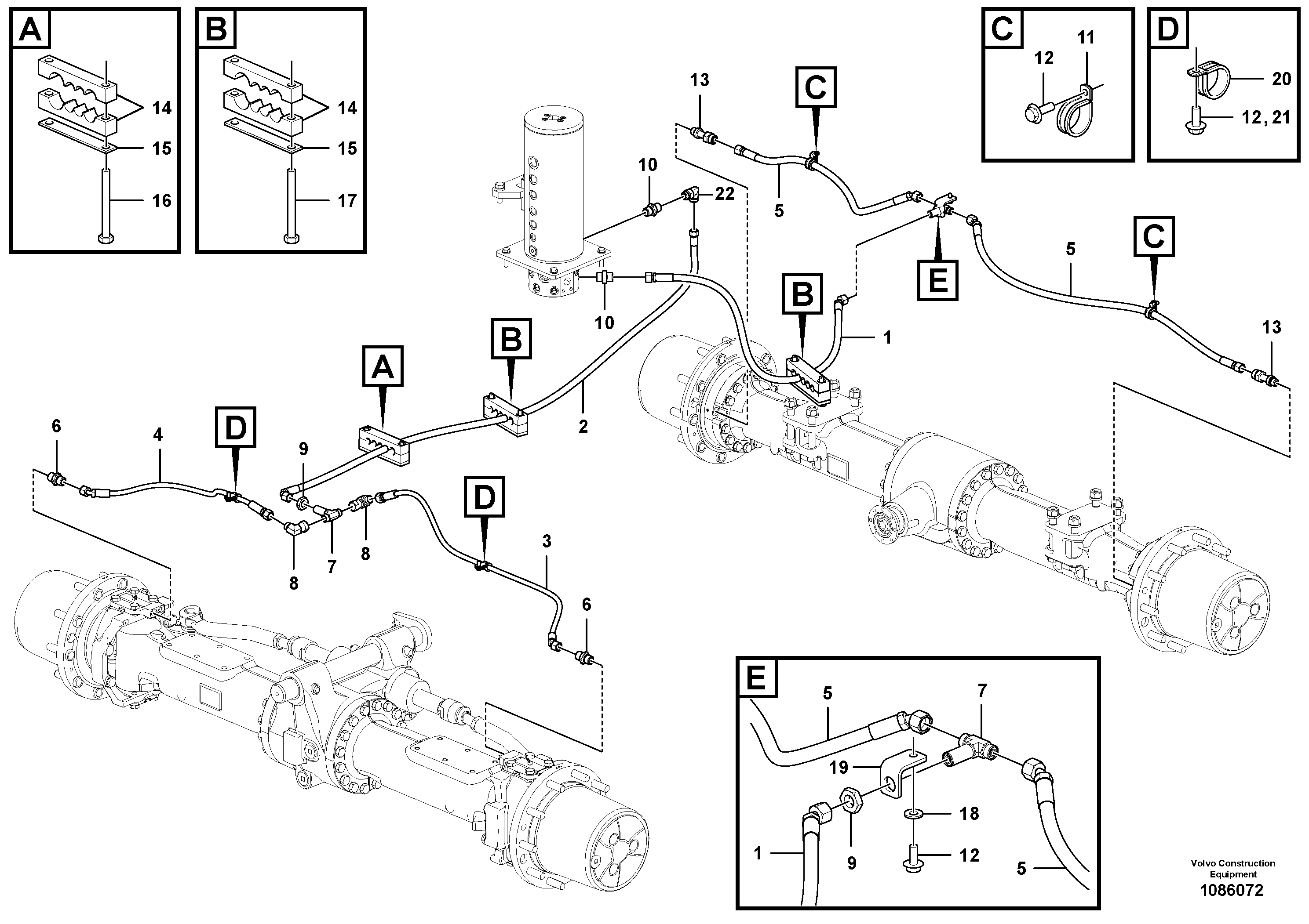 Timing gear casing VOE937910 VOLVO