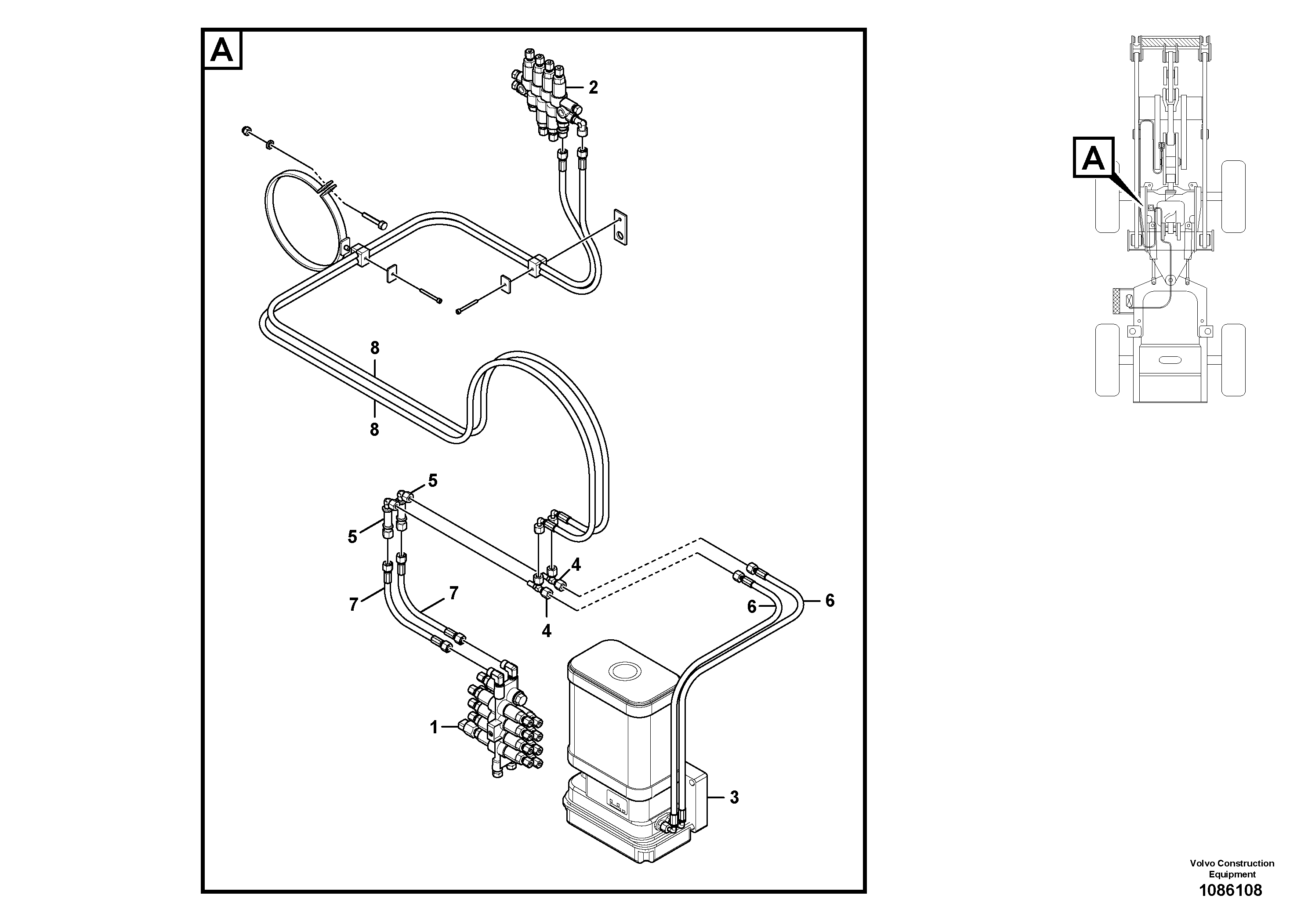 Timing gear casing VOE17456897 VOLVO
