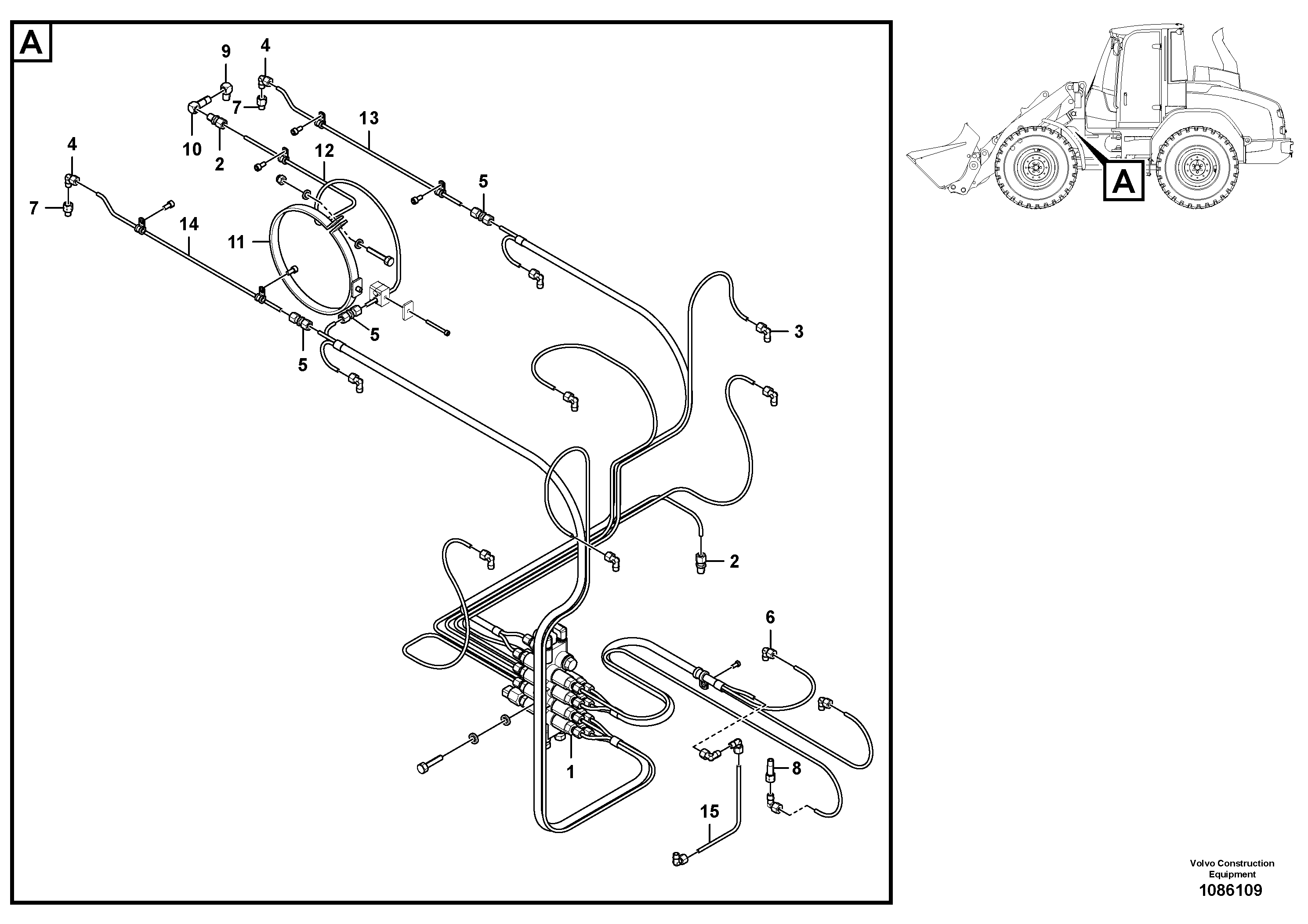 Fuel miser valve VOE17456907 VOLVO