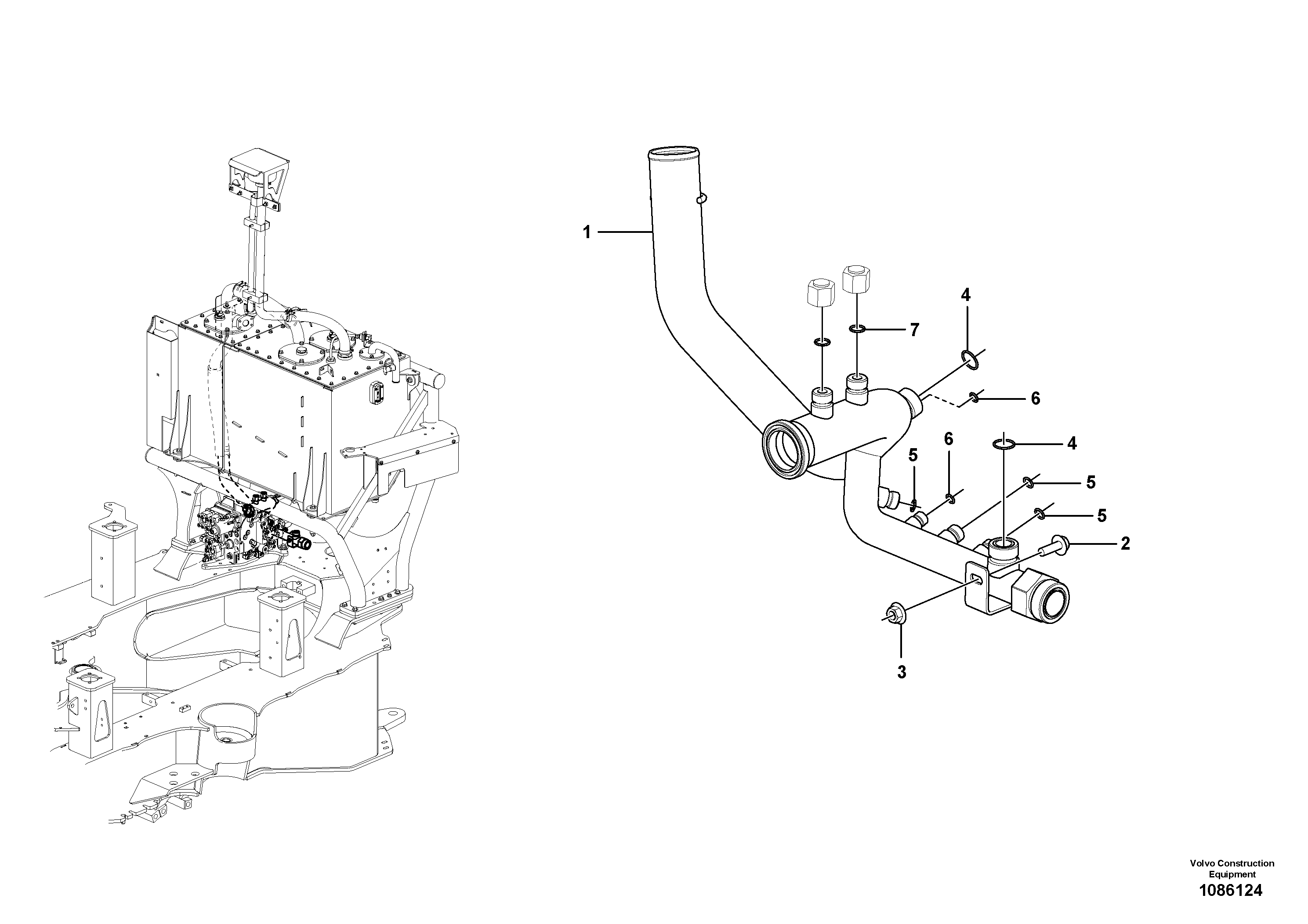 Spring plate VOE17448742 VOLVO
