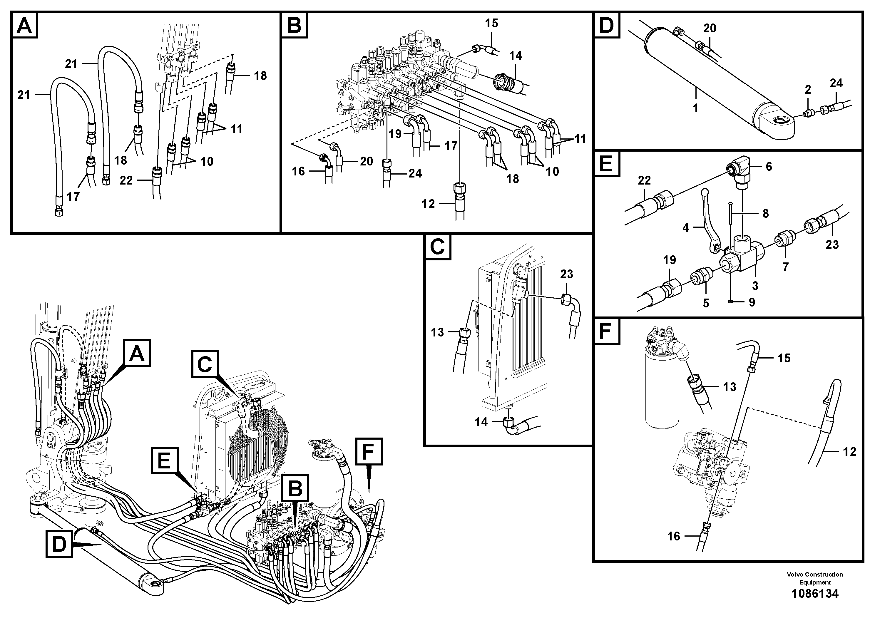 Timing gear casing VOE15698974 VOLVO