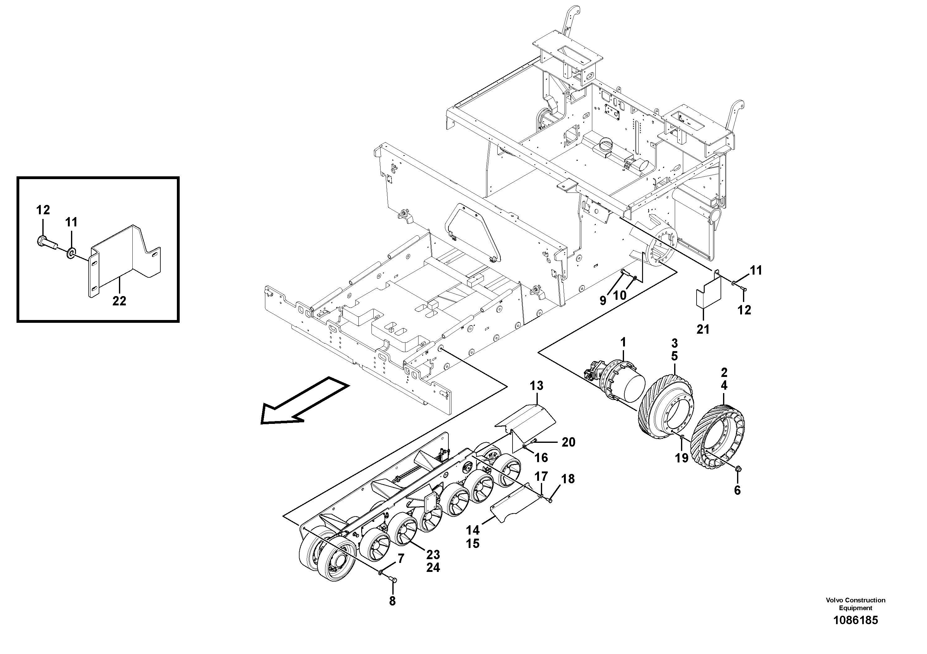 Screw VOE12814586 VOLVO
