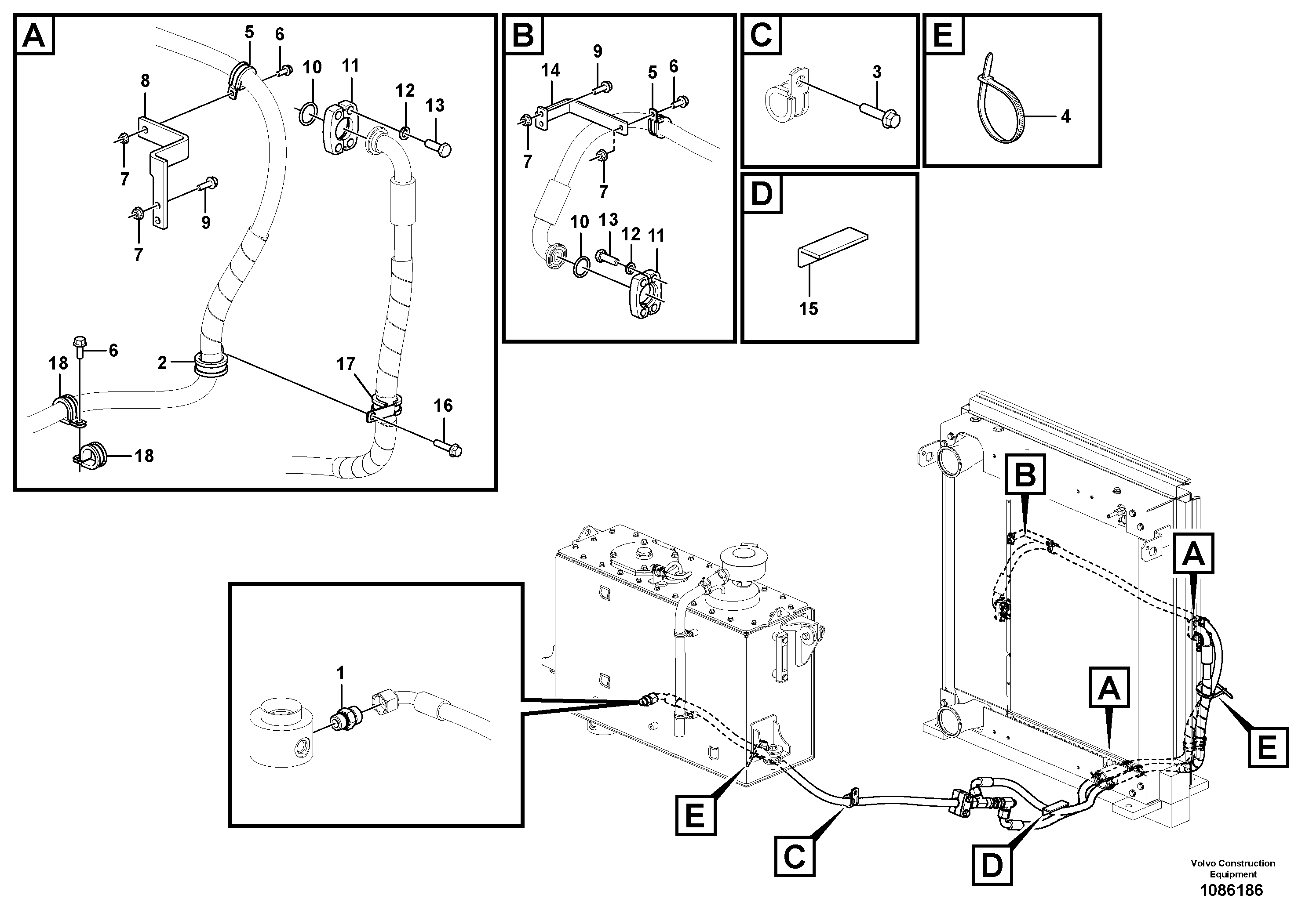 Seat frame VOE16052256 VOLVO