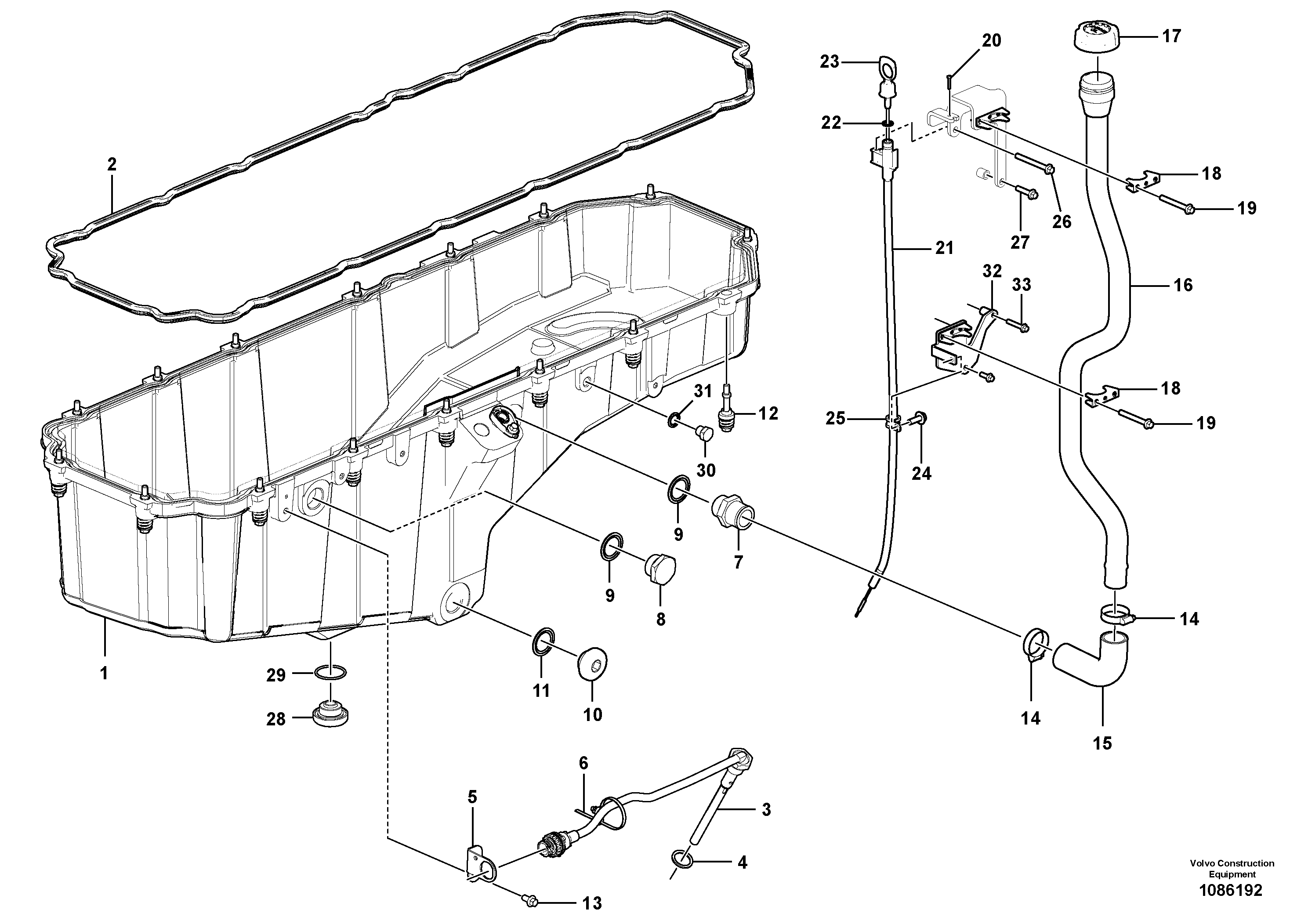 Seat frame VOE17406248 VOLVO