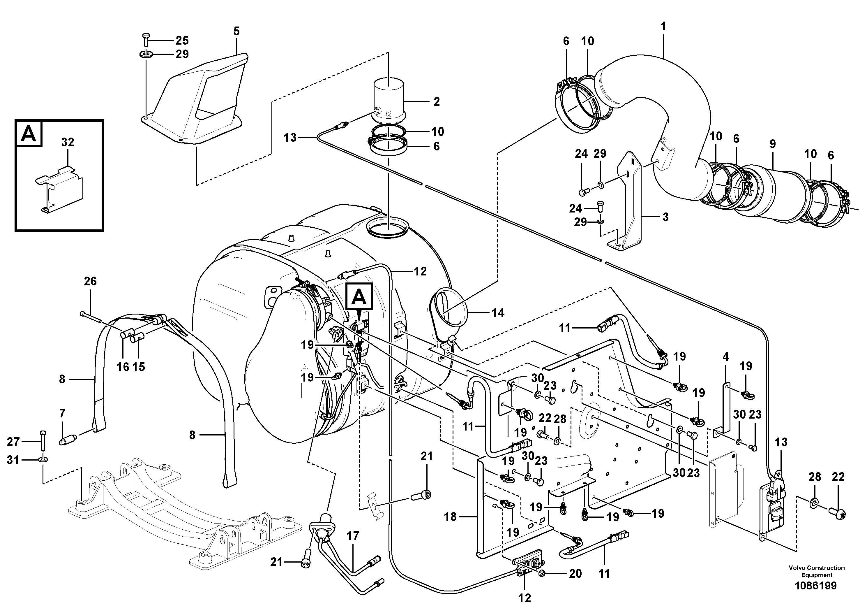 Axle Casing VOE14689546 VOLVO