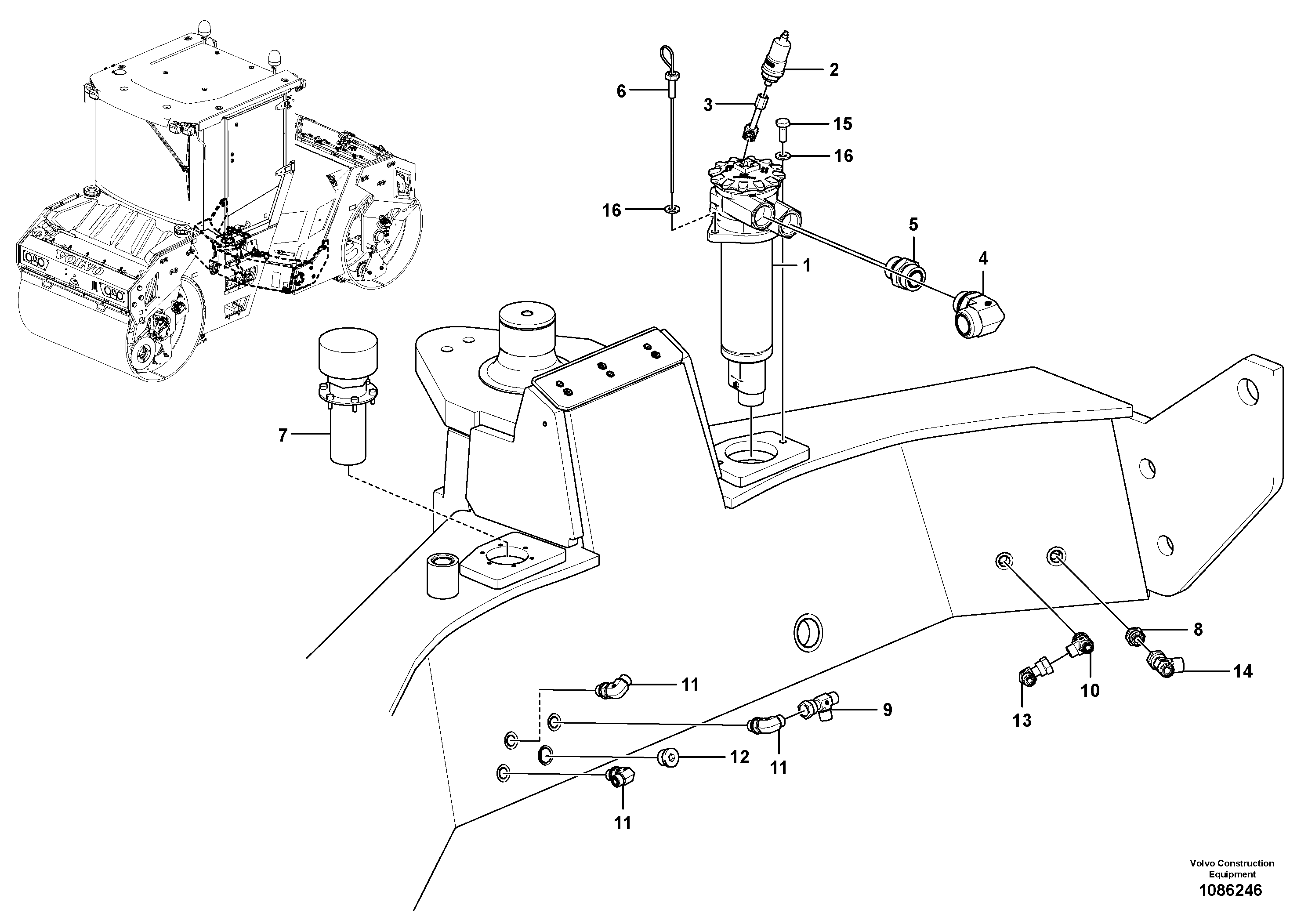 Hydraulic Valve RM80845845 VOLVO