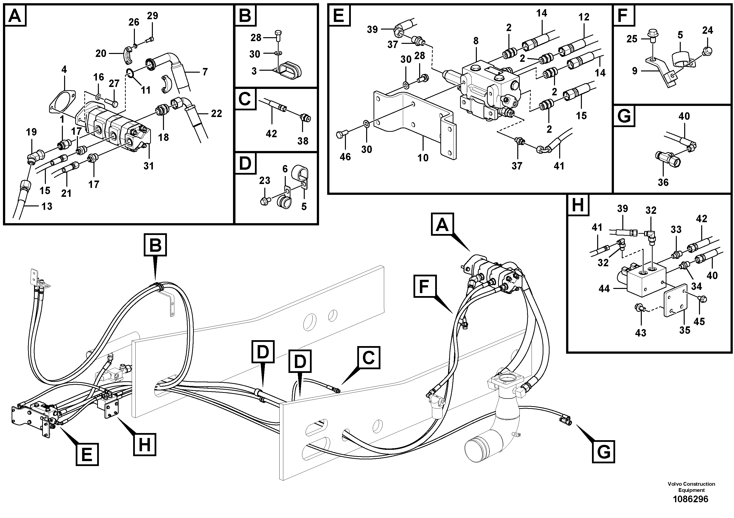 Timing gear casing VOE17423327 VOLVO
