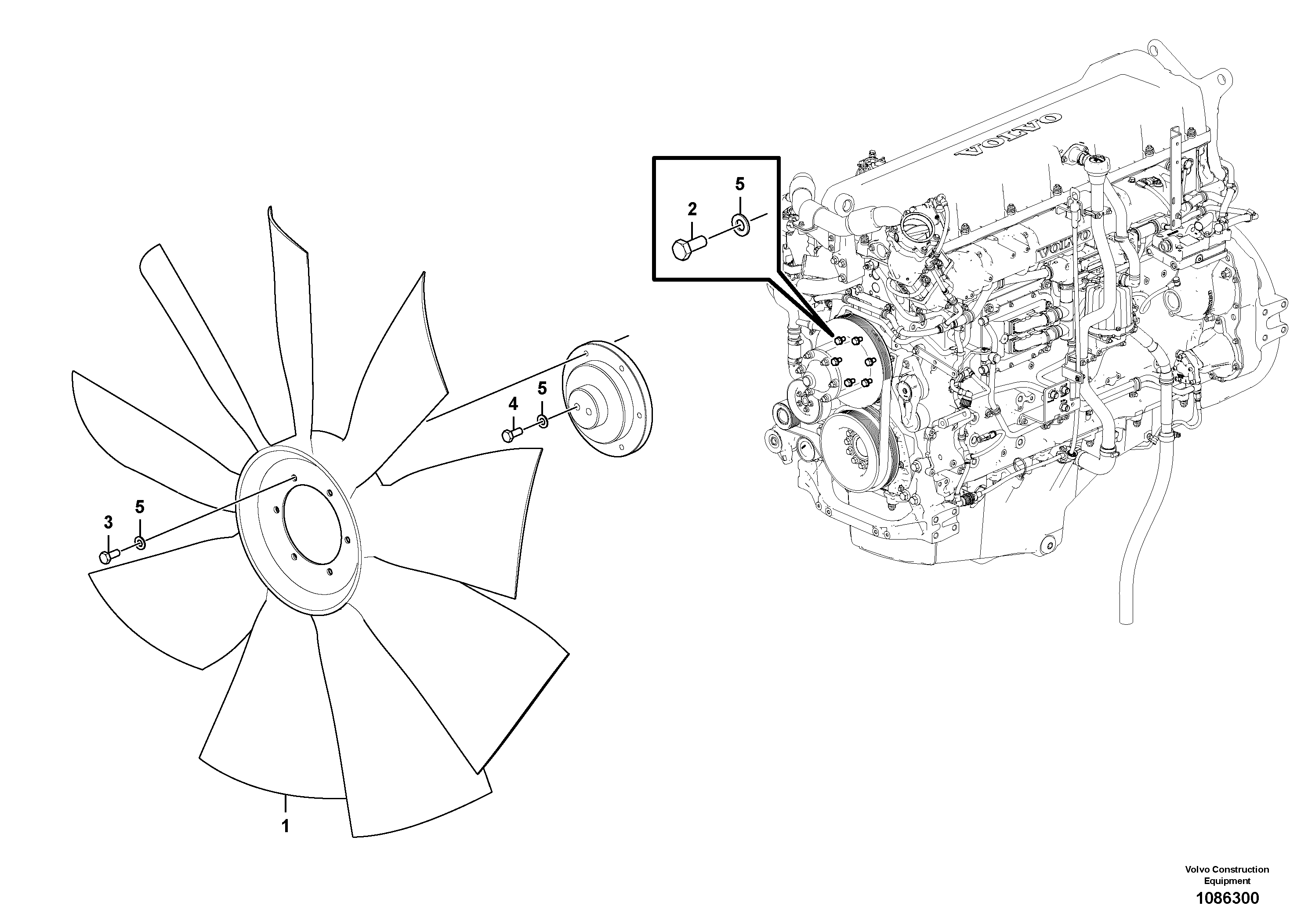 Extension pipe VOE14676579 VOLVO