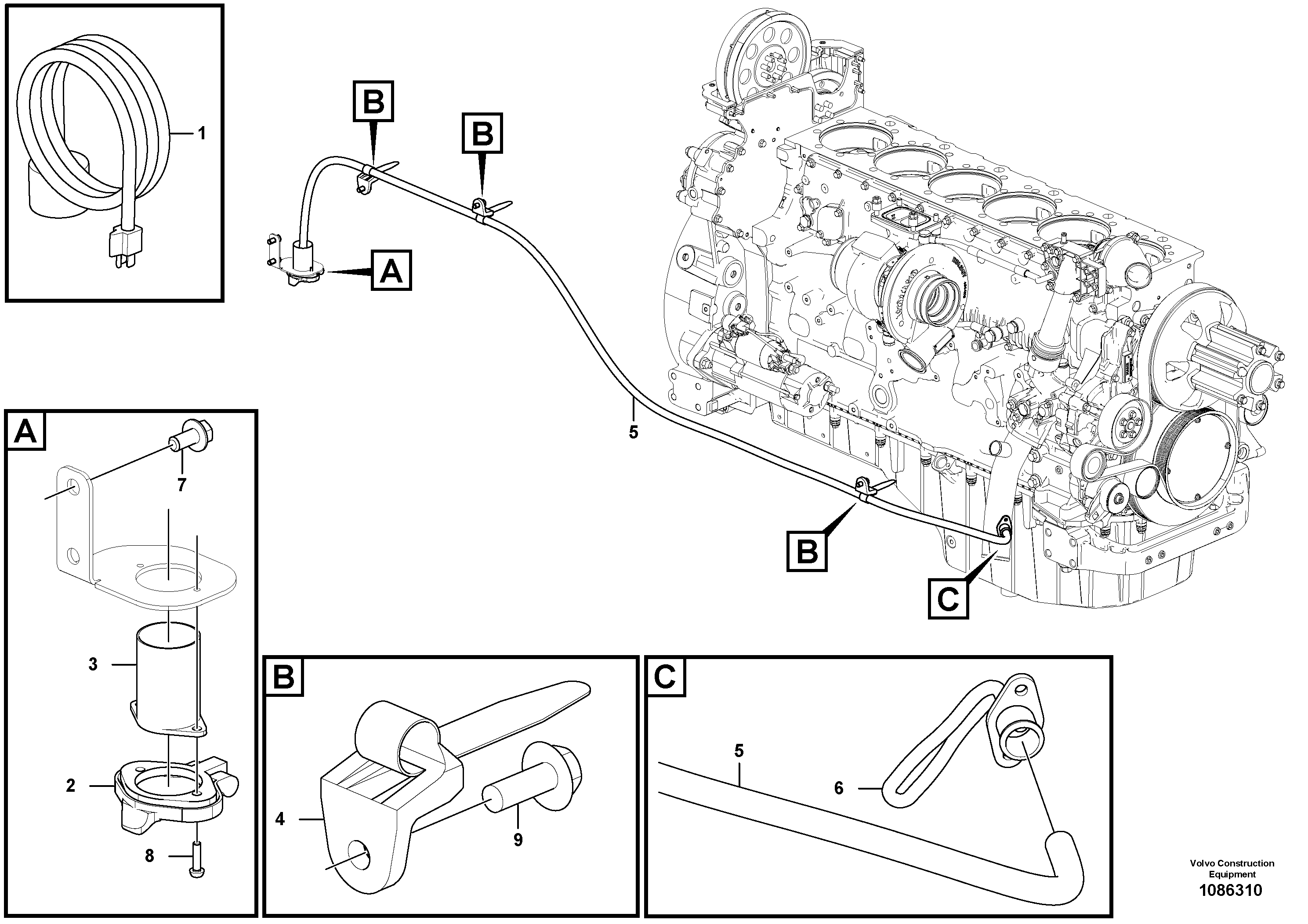 Radio Support RM/VOE14695159 VOLVO