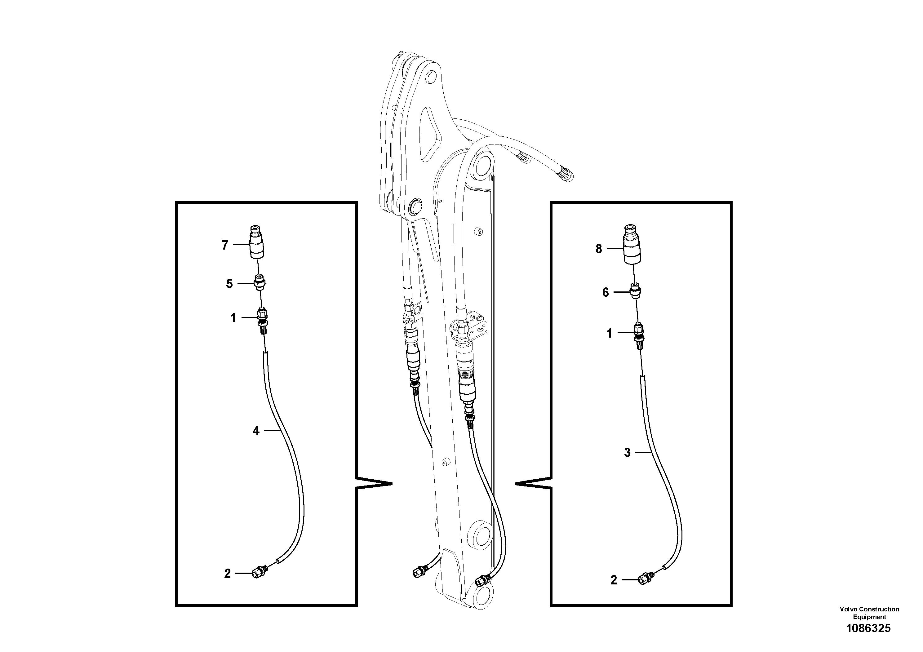 Fork support VOE15700899 VOLVO