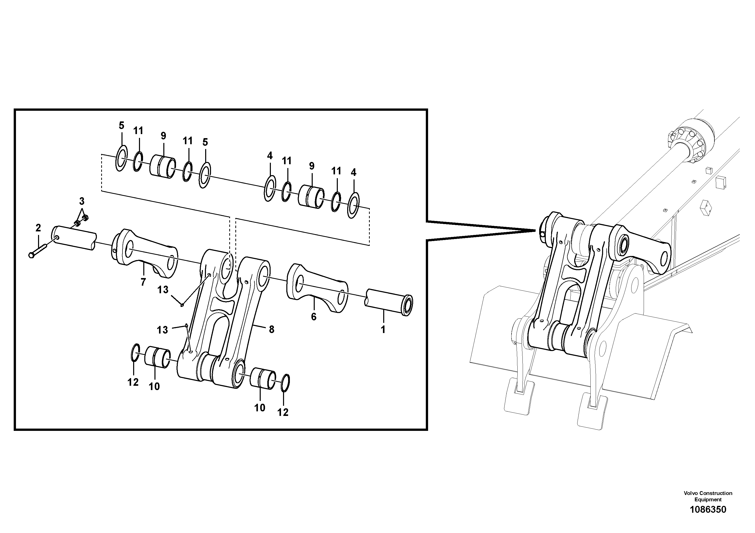 Connecting Rod VOE14706860 VOLVO