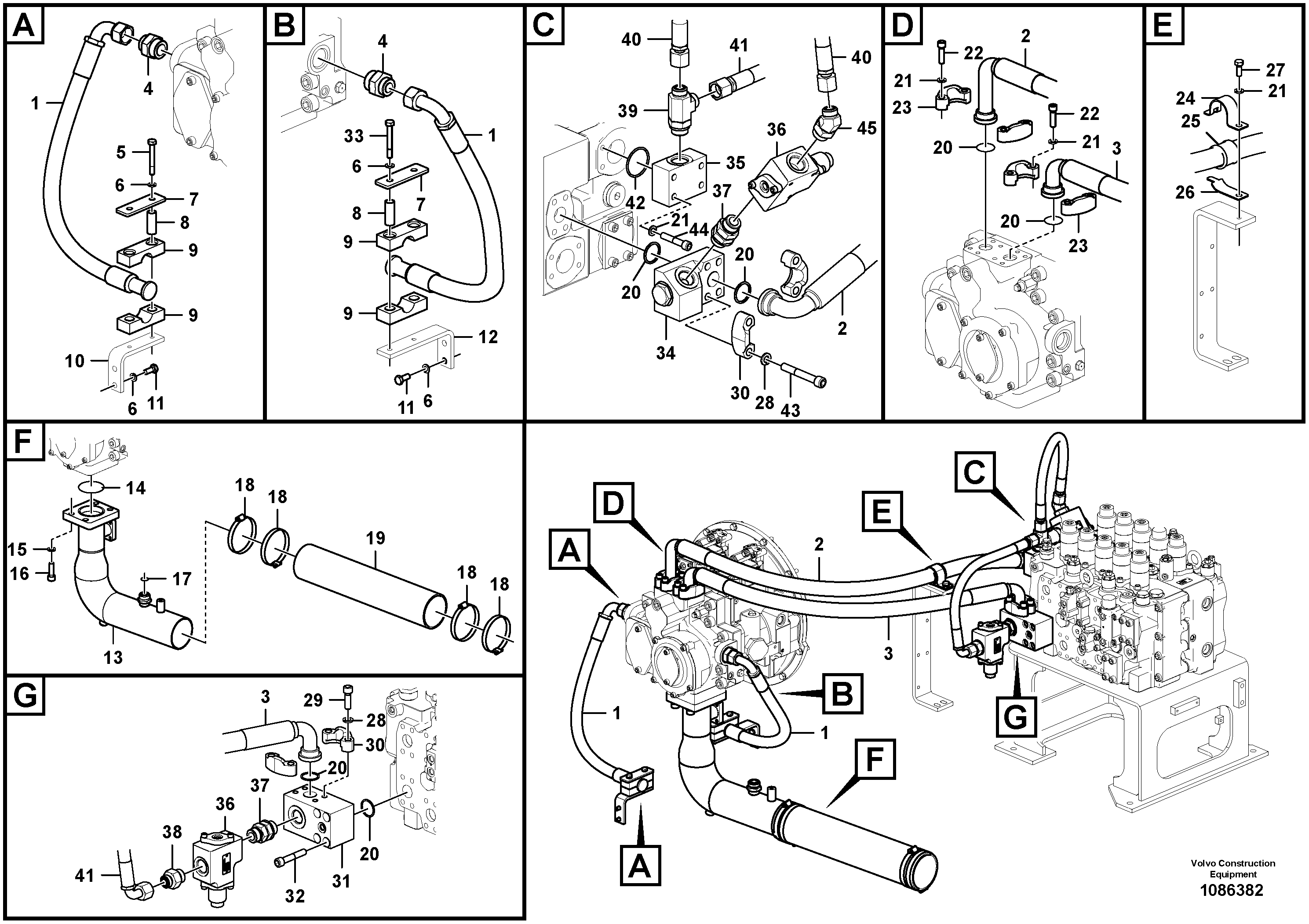 Timing gear casing VOE14700346 VOLVO