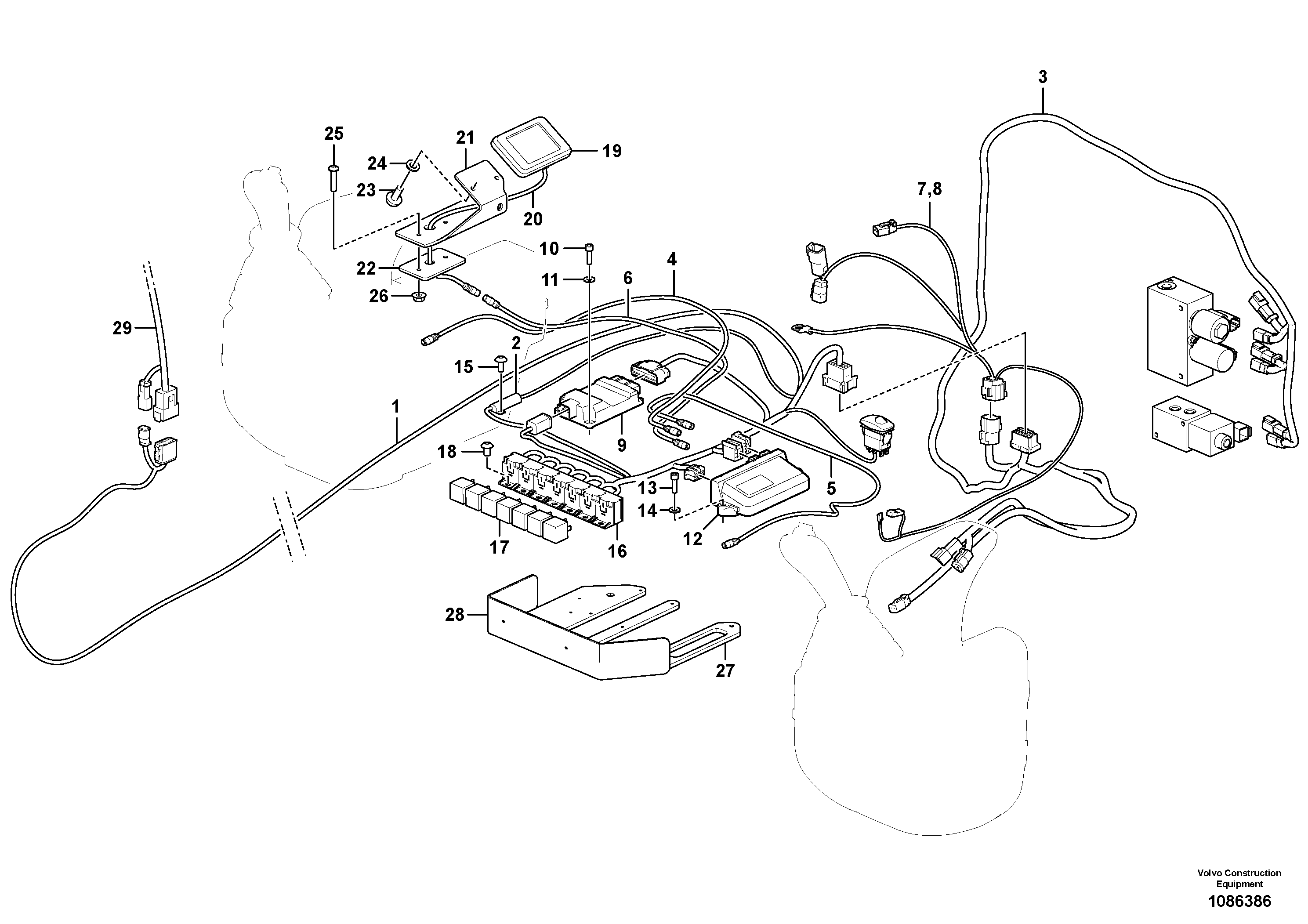 For upper engine part VOE15701344 VOLVO