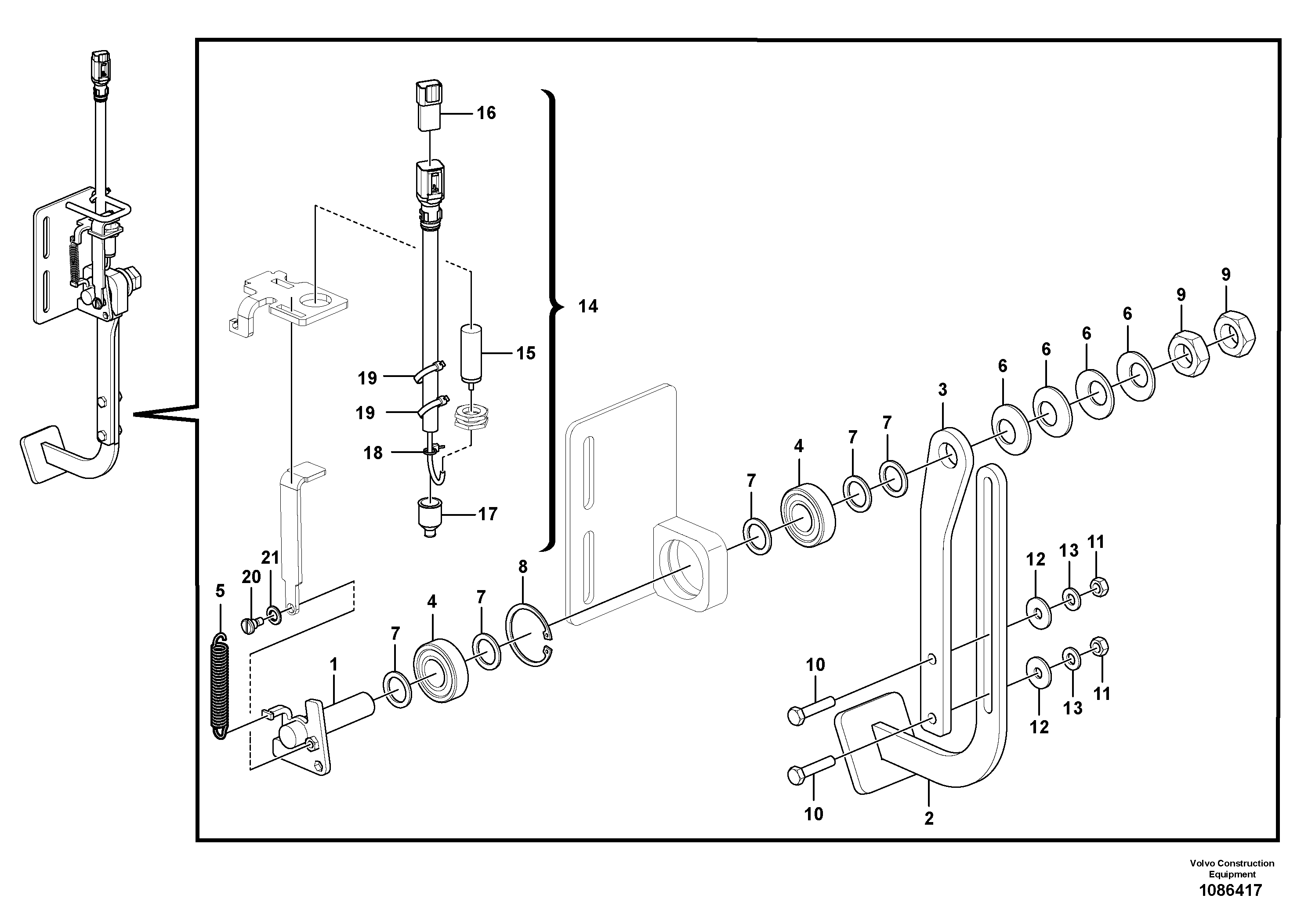 Slurry separator VOE12807576 VOLVO