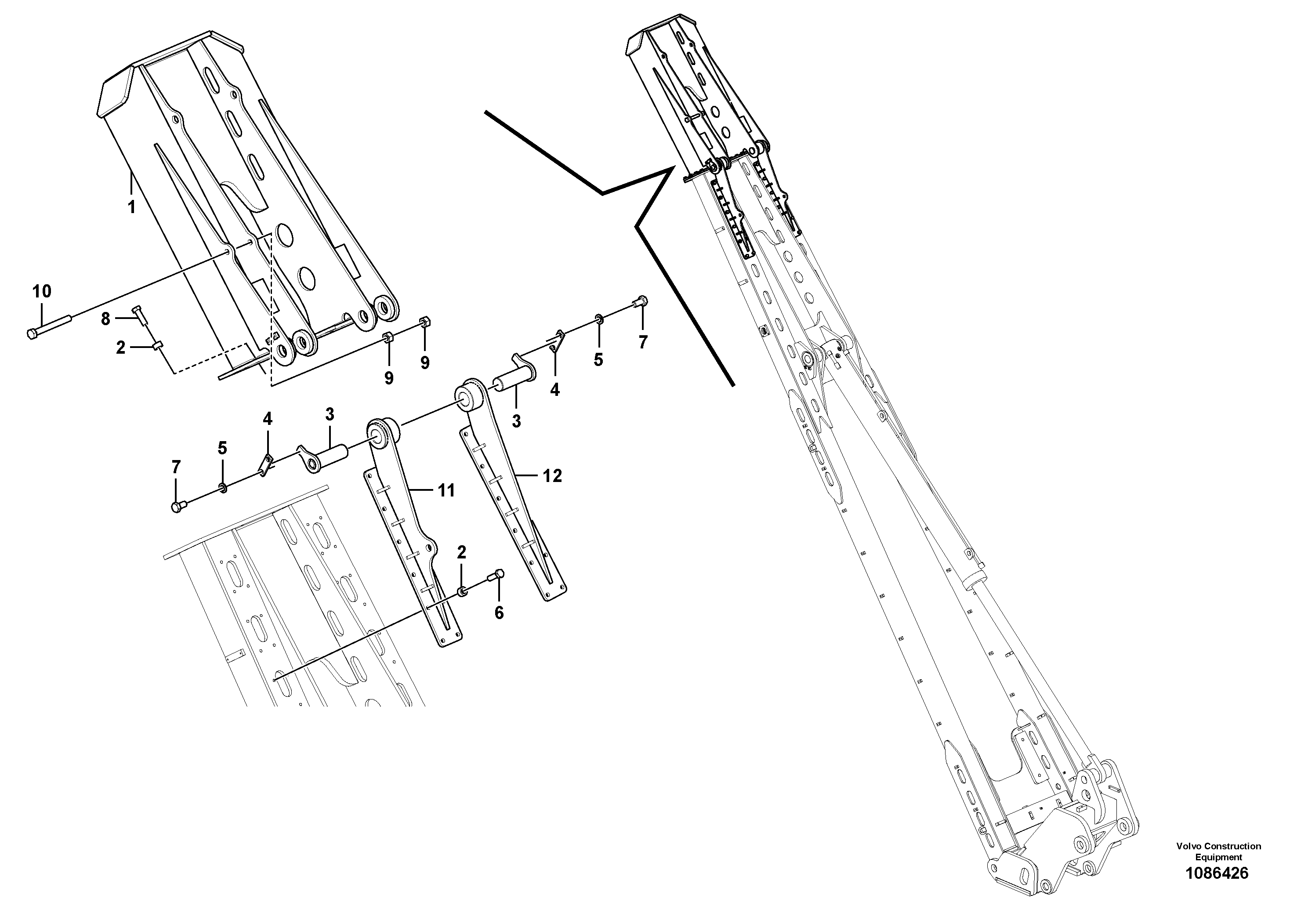 Hexagon Nut VOE997844 VOLVO