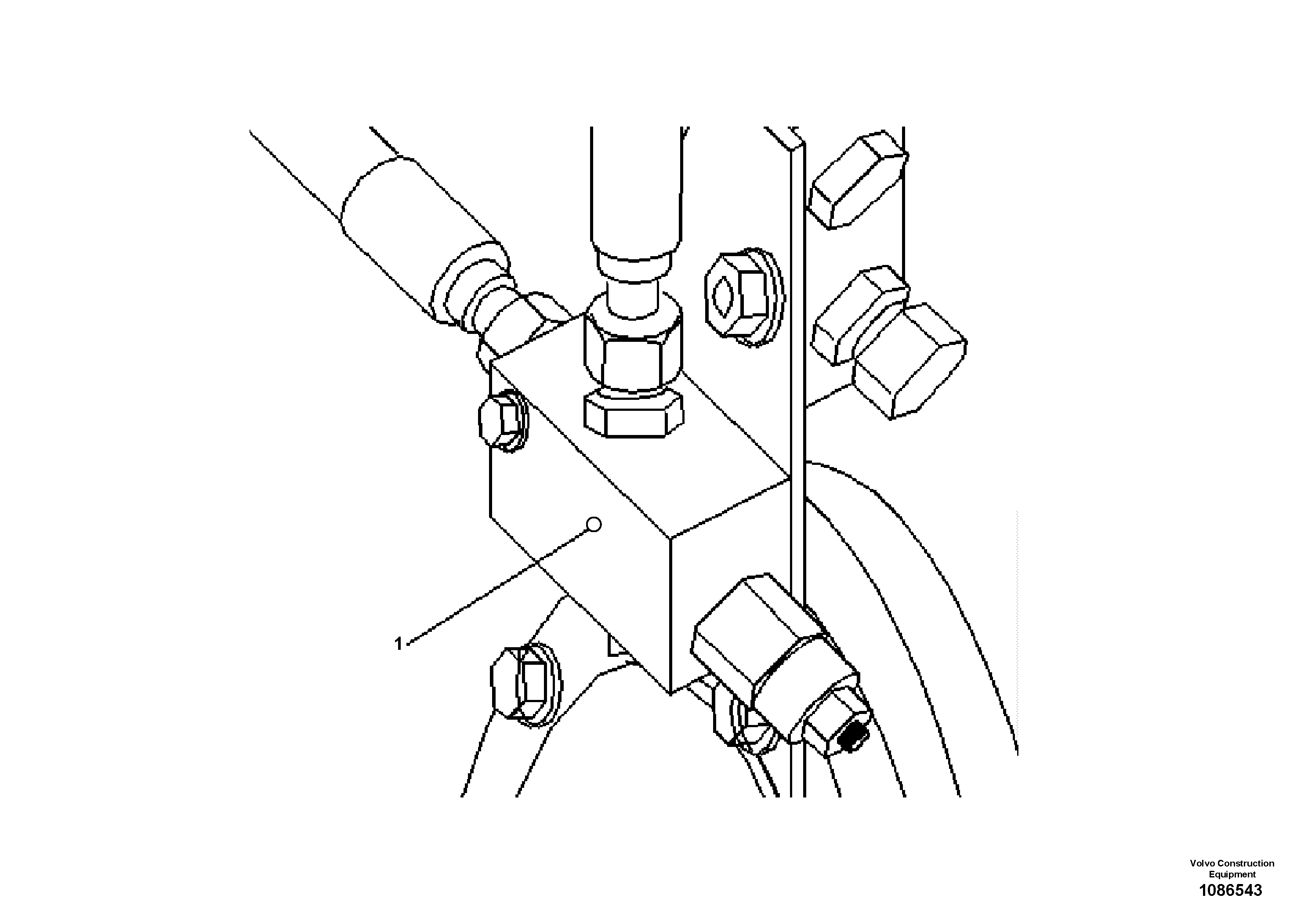 Boom secondary RM54672092 VOLVO