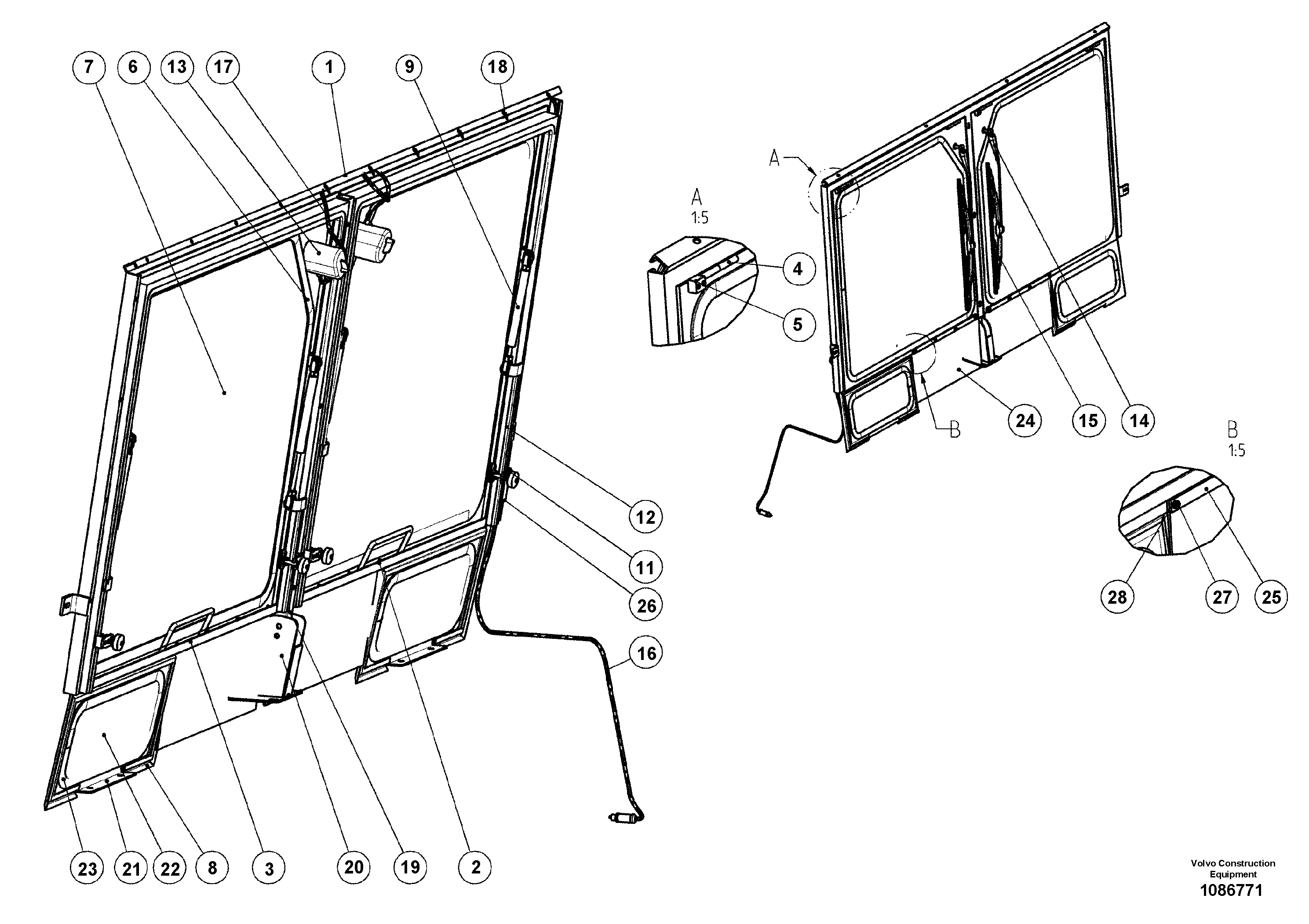 Frame Screen Little RM80801608 VOLVO
