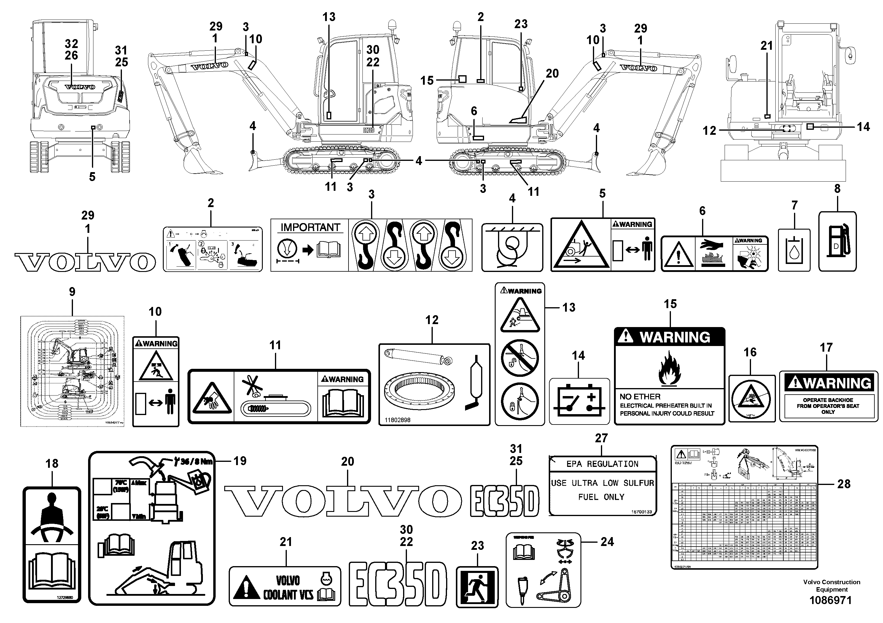 Cylinder Block VOE15694184 VOLVO