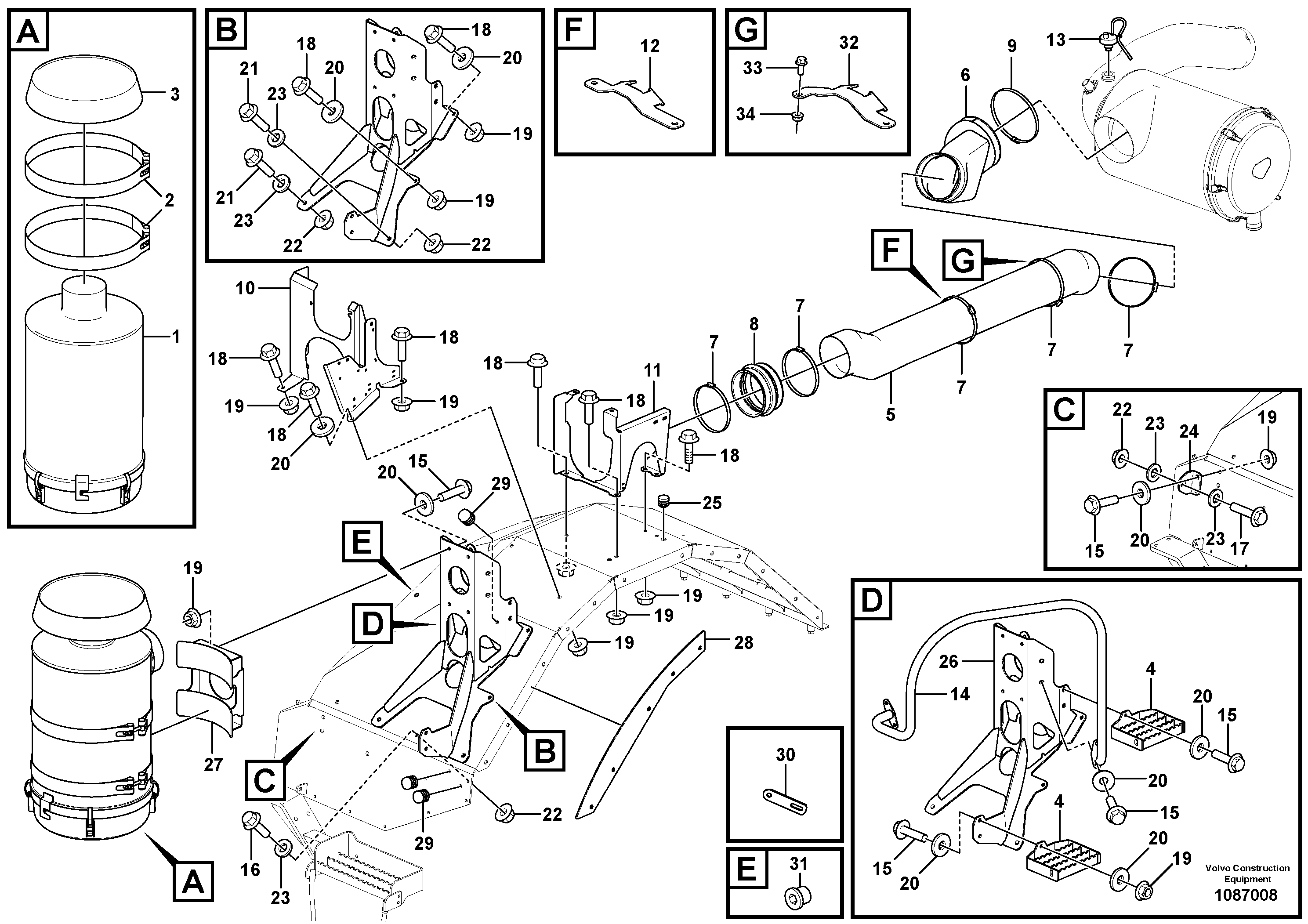 Bracket VOE16859983 VOLVO