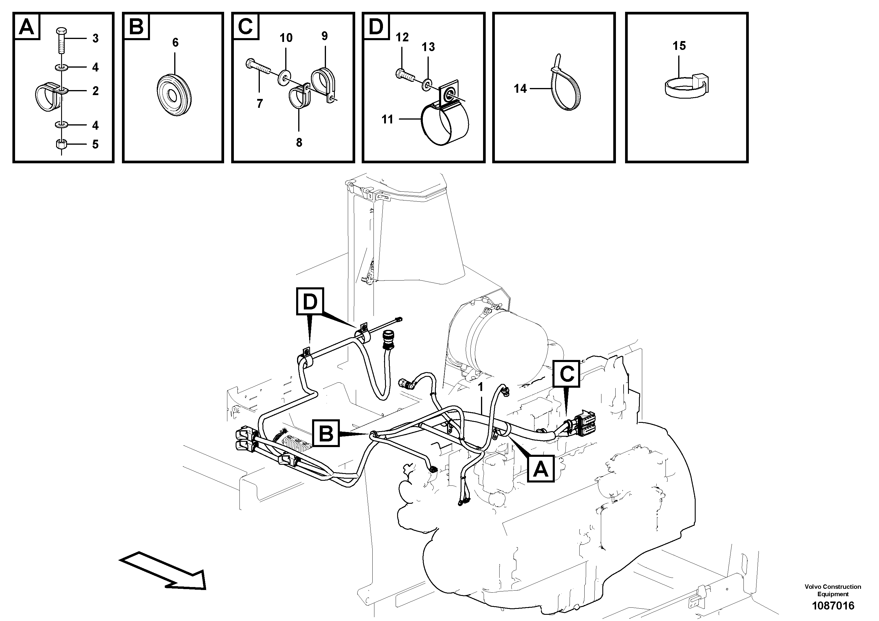 Wiring Harness VOE12839449 VOLVO