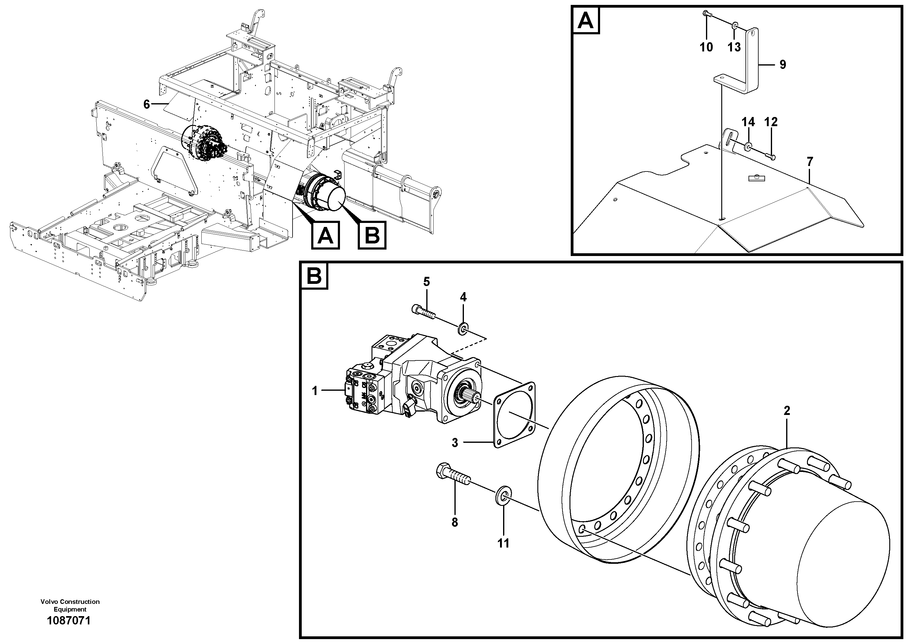 Shaft brake VOE12828750 VOLVO