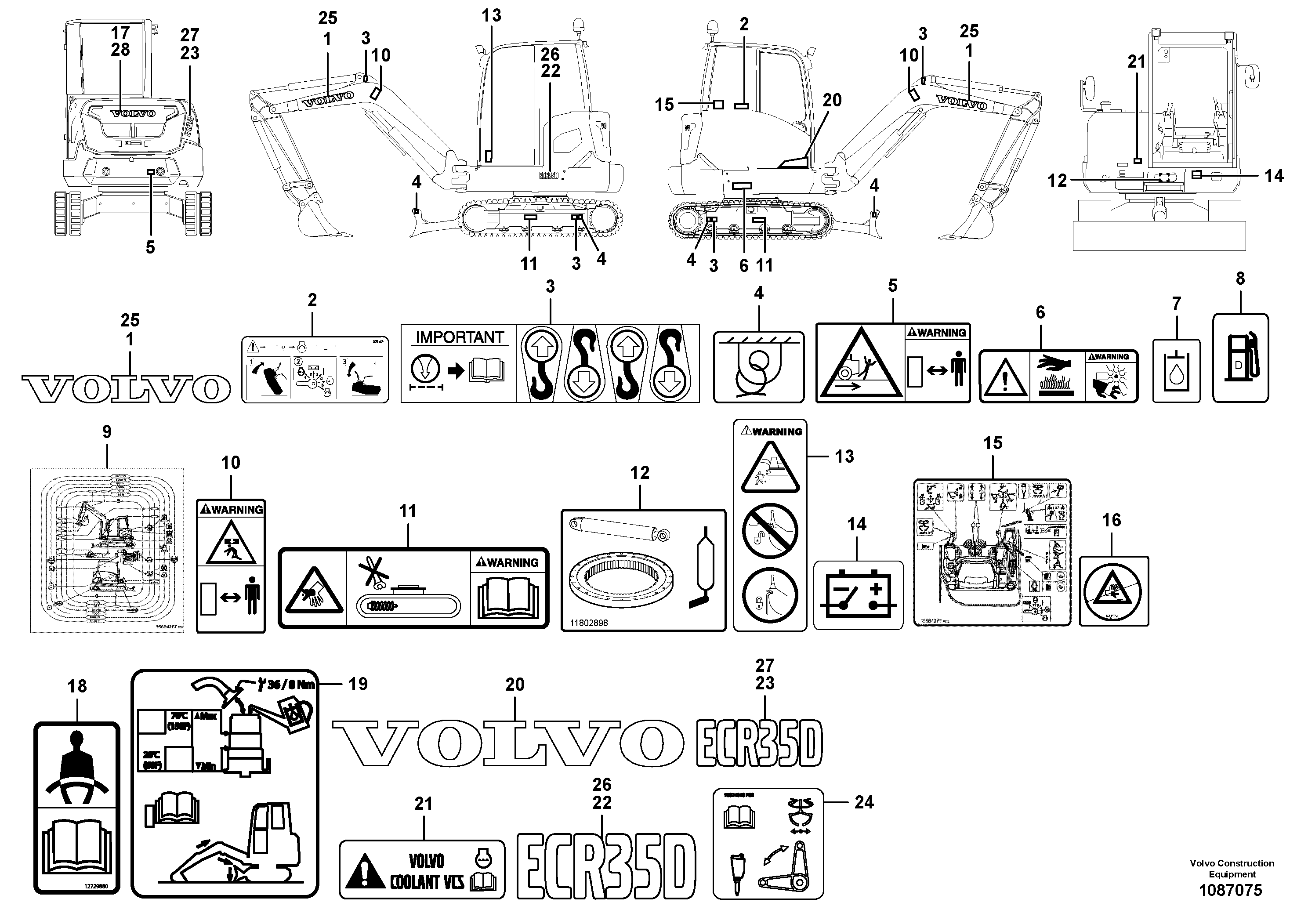 Cylinder Block VOE15694263 VOLVO