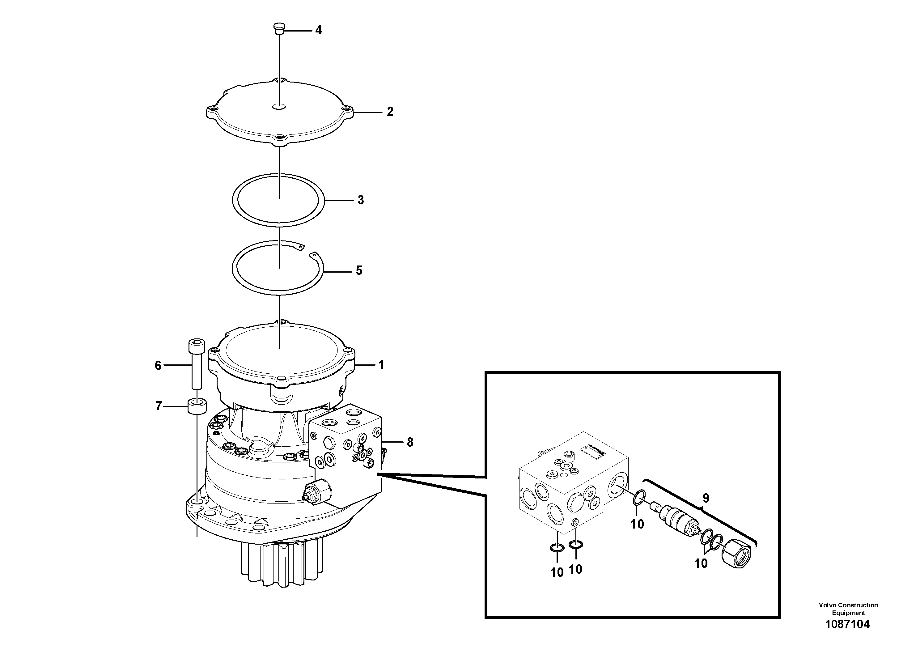Damping material set VOE14641995 VOLVO