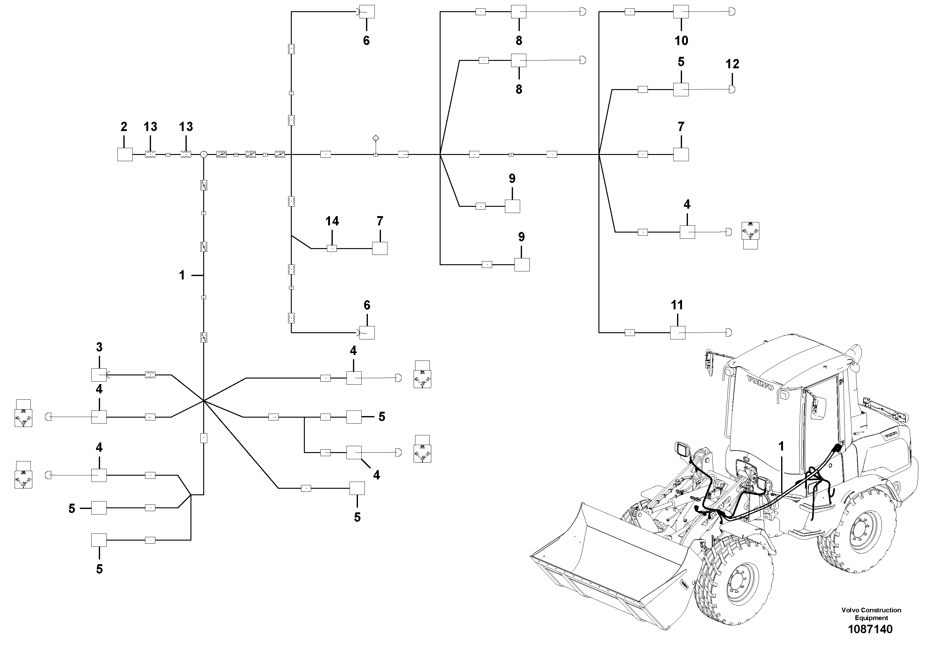 R Axle Mounting VOE17459143 VOLVO