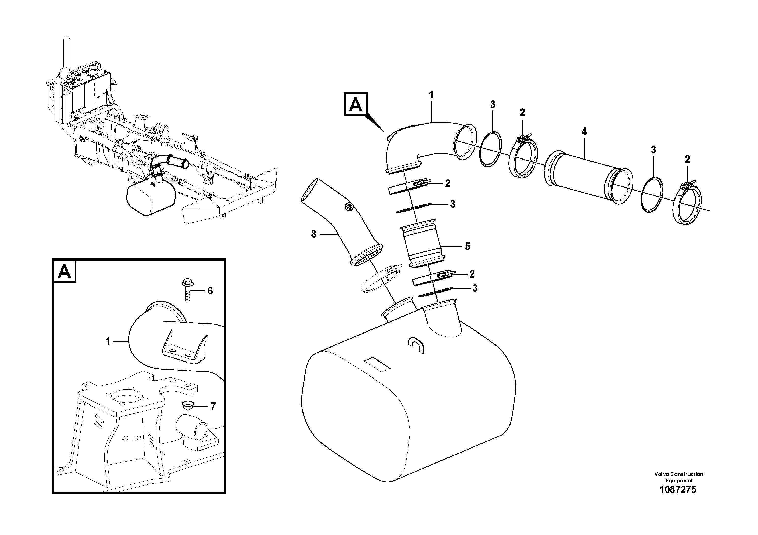 Axle Casing VOE16882154 VOLVO