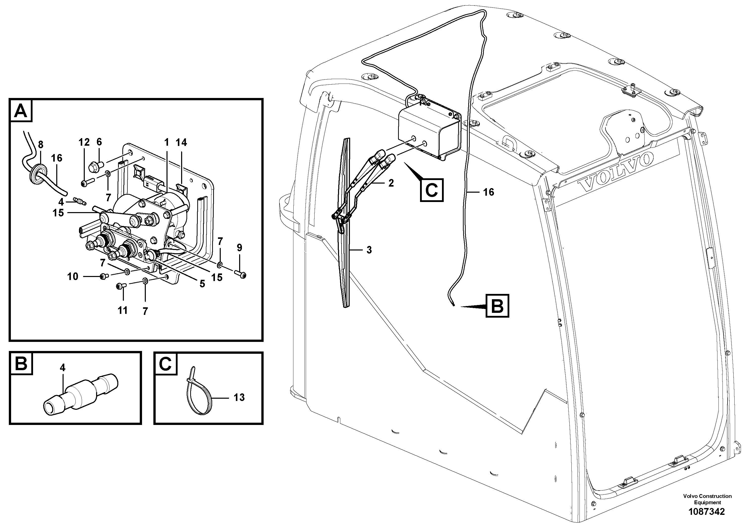 Altntr Housing VOE14669646 VOLVO