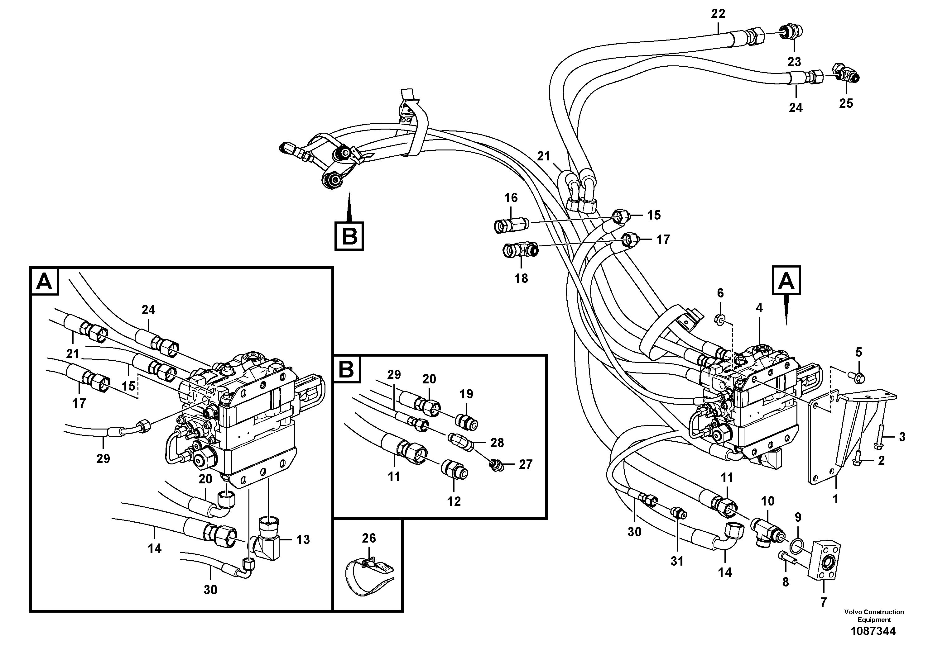 Timing gear casing VOE936386 VOLVO