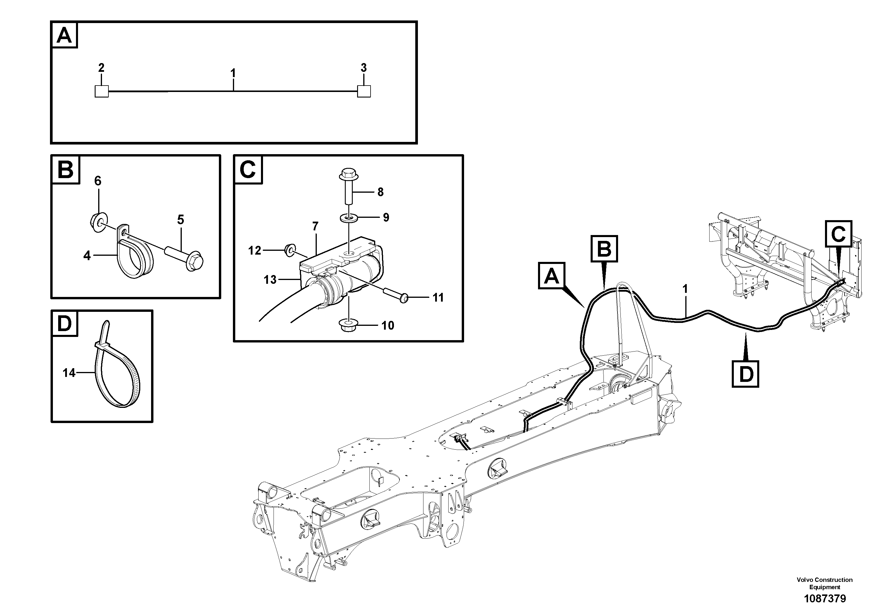 Support Leg VOE17469400 VOLVO
