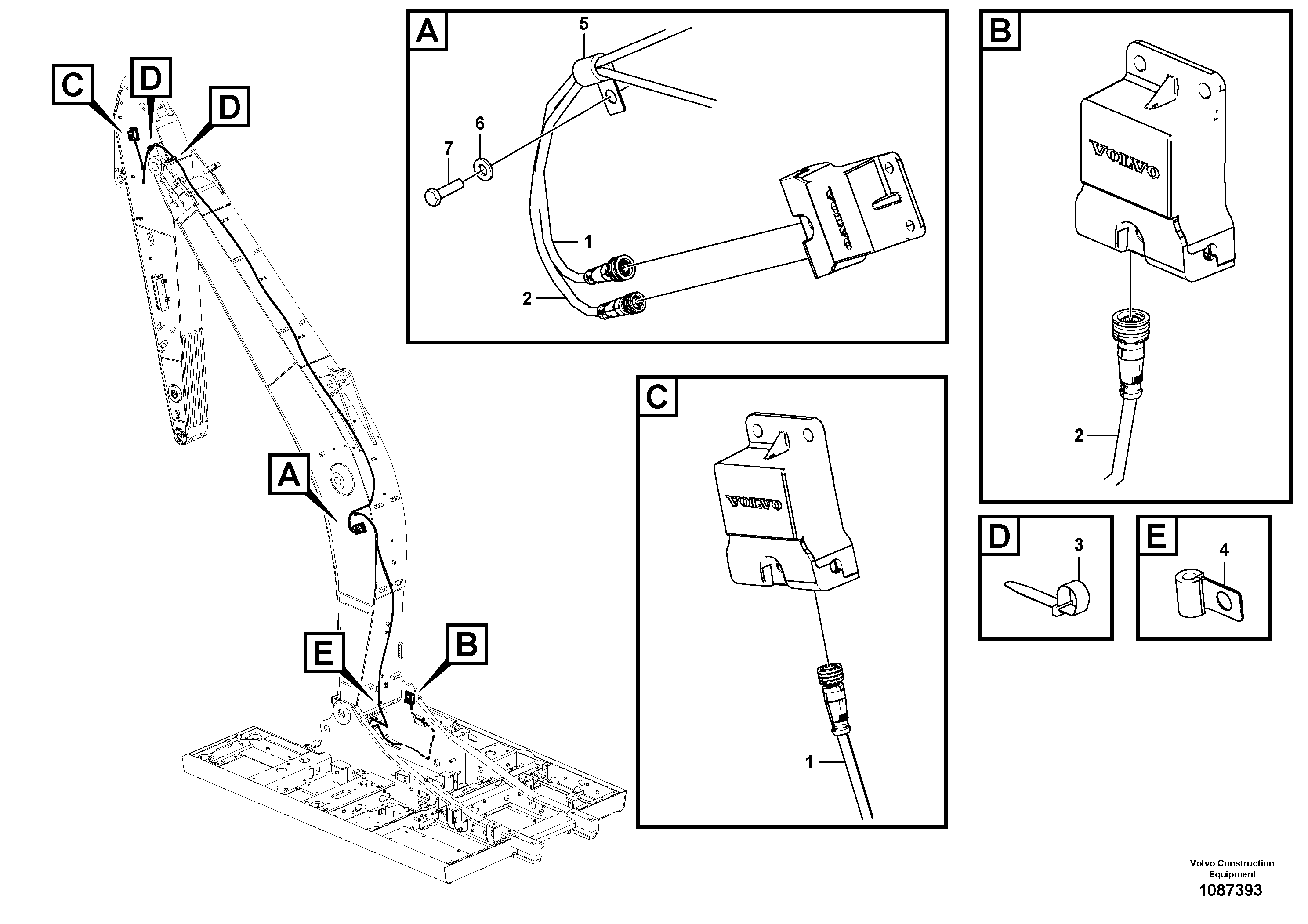Radio Support VOE14711404 VOLVO