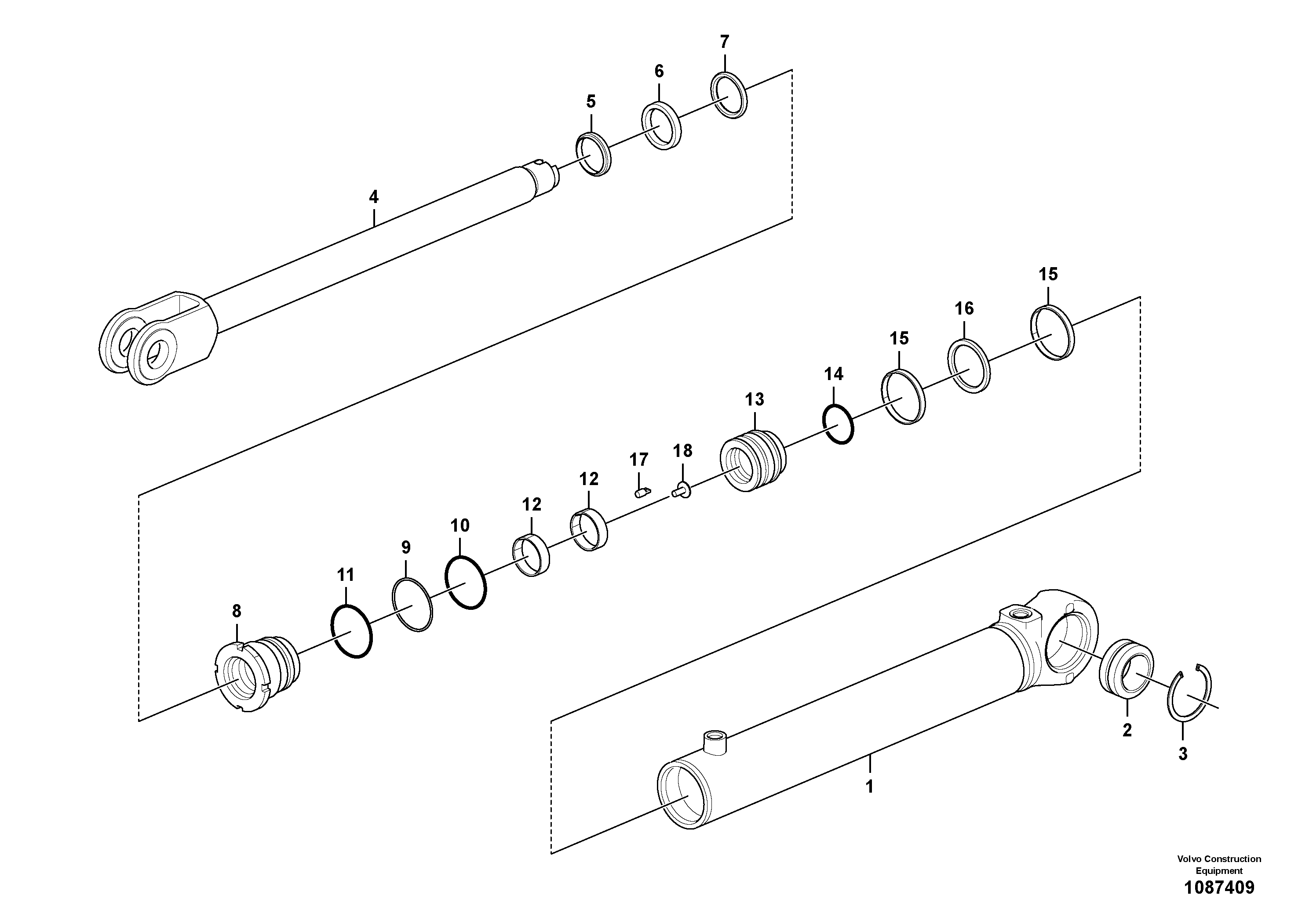 Crankshaft Seal VOE17263602 VOLVO
