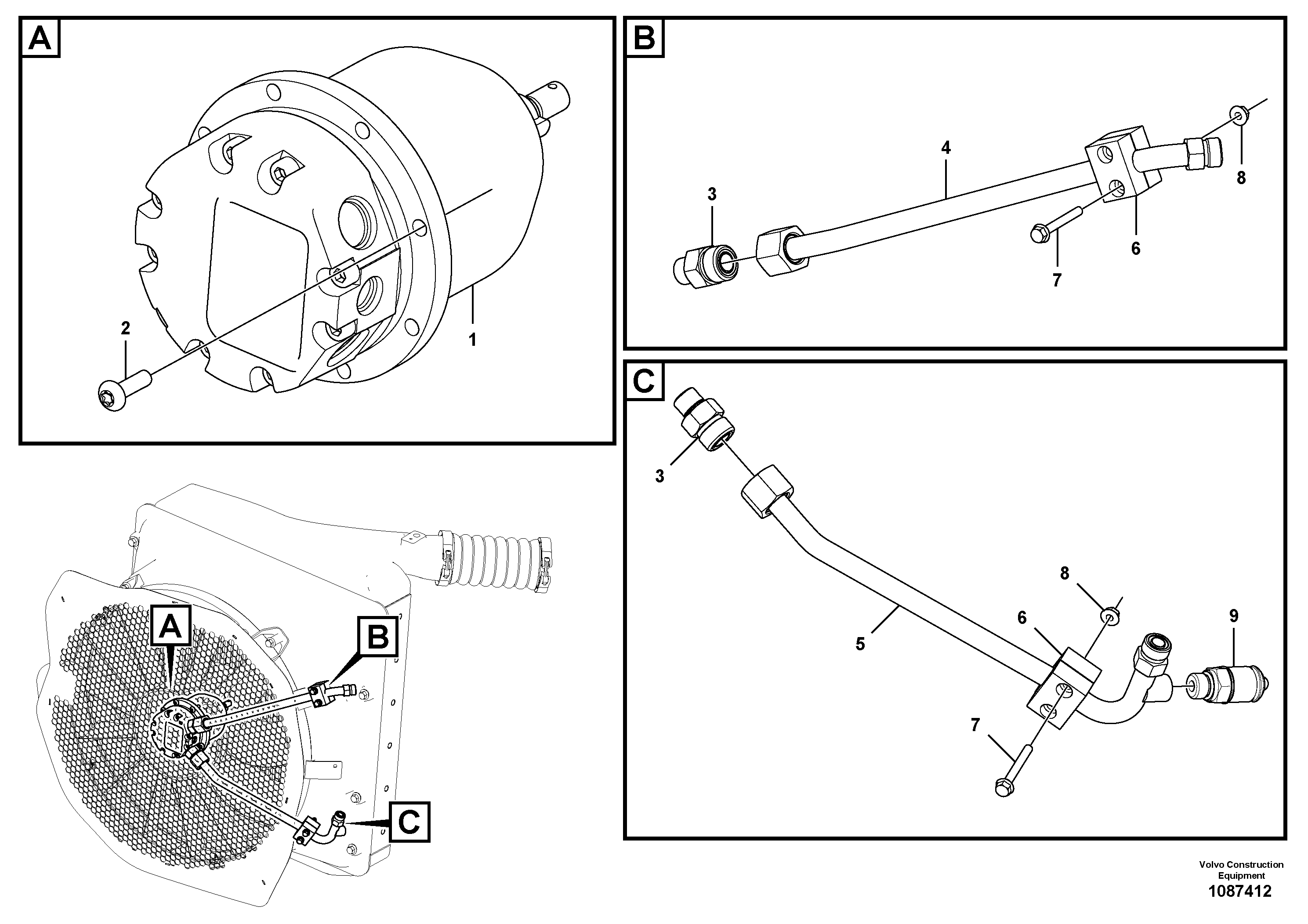 Opr Cylinder VOE17431338 VOLVO