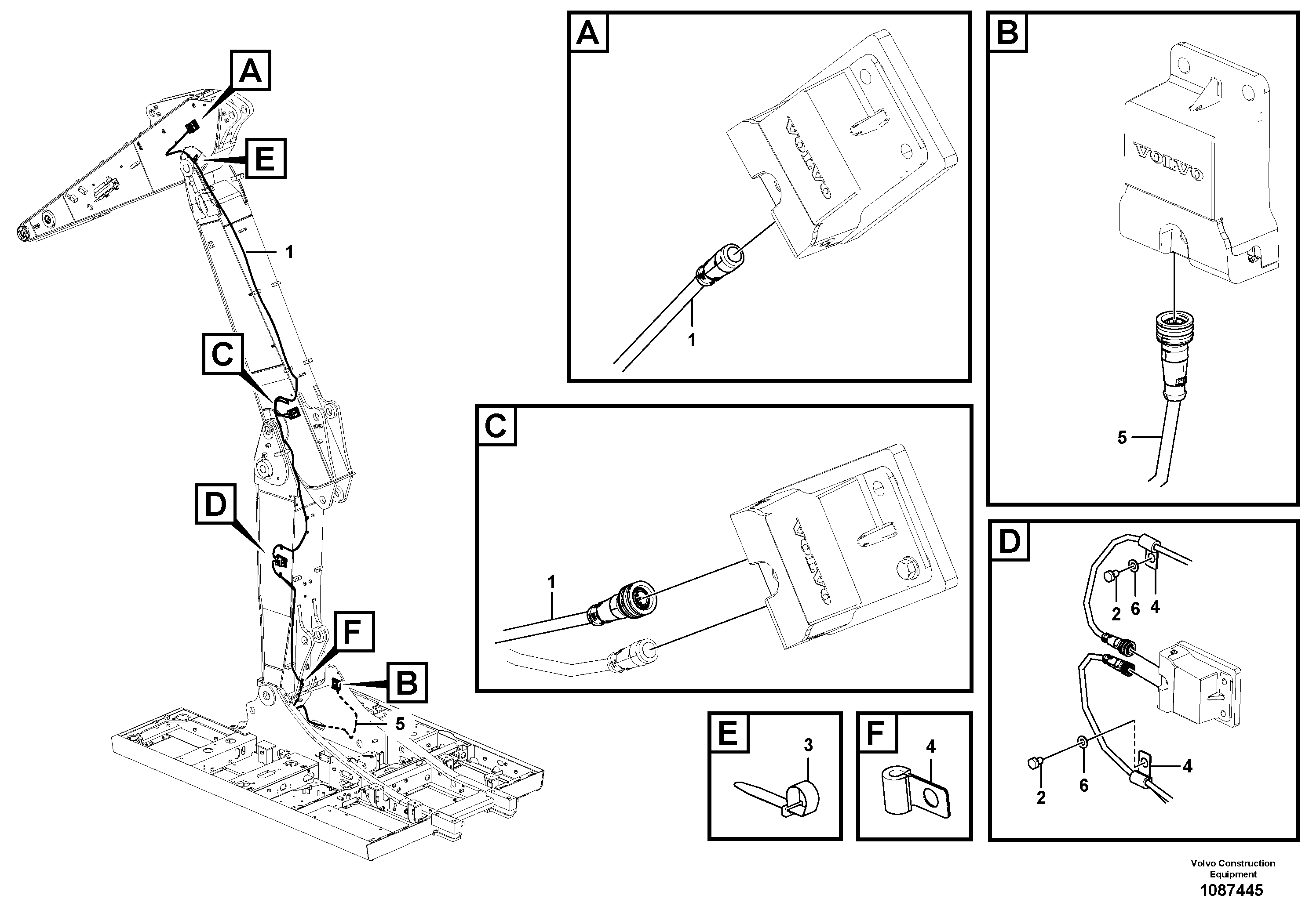 Radio Support VOE14711403 VOLVO