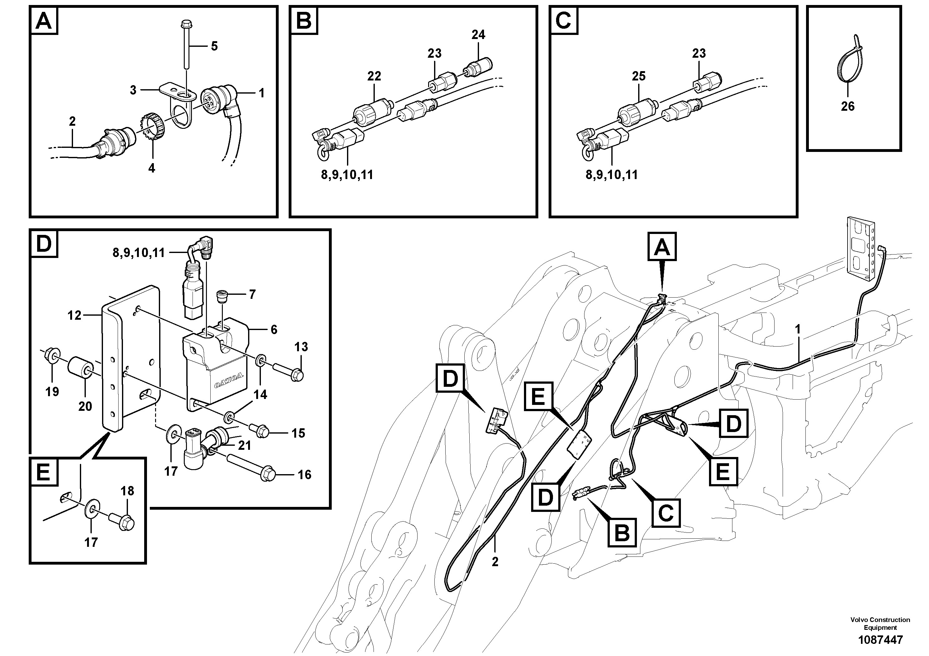 Joint Nipple VOE17442045 VOLVO
