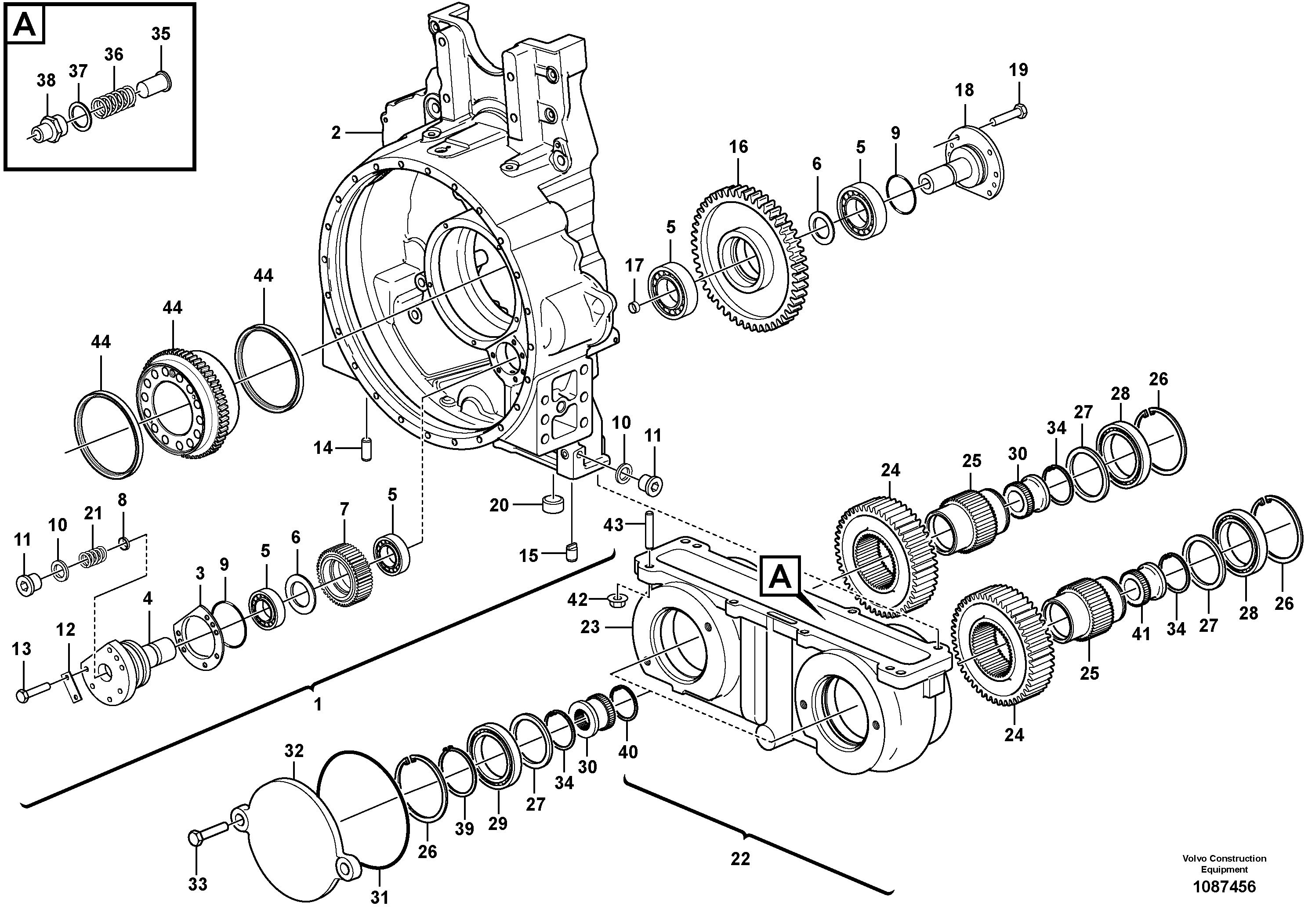 Flywheel Housin VOE17410070 VOLVO