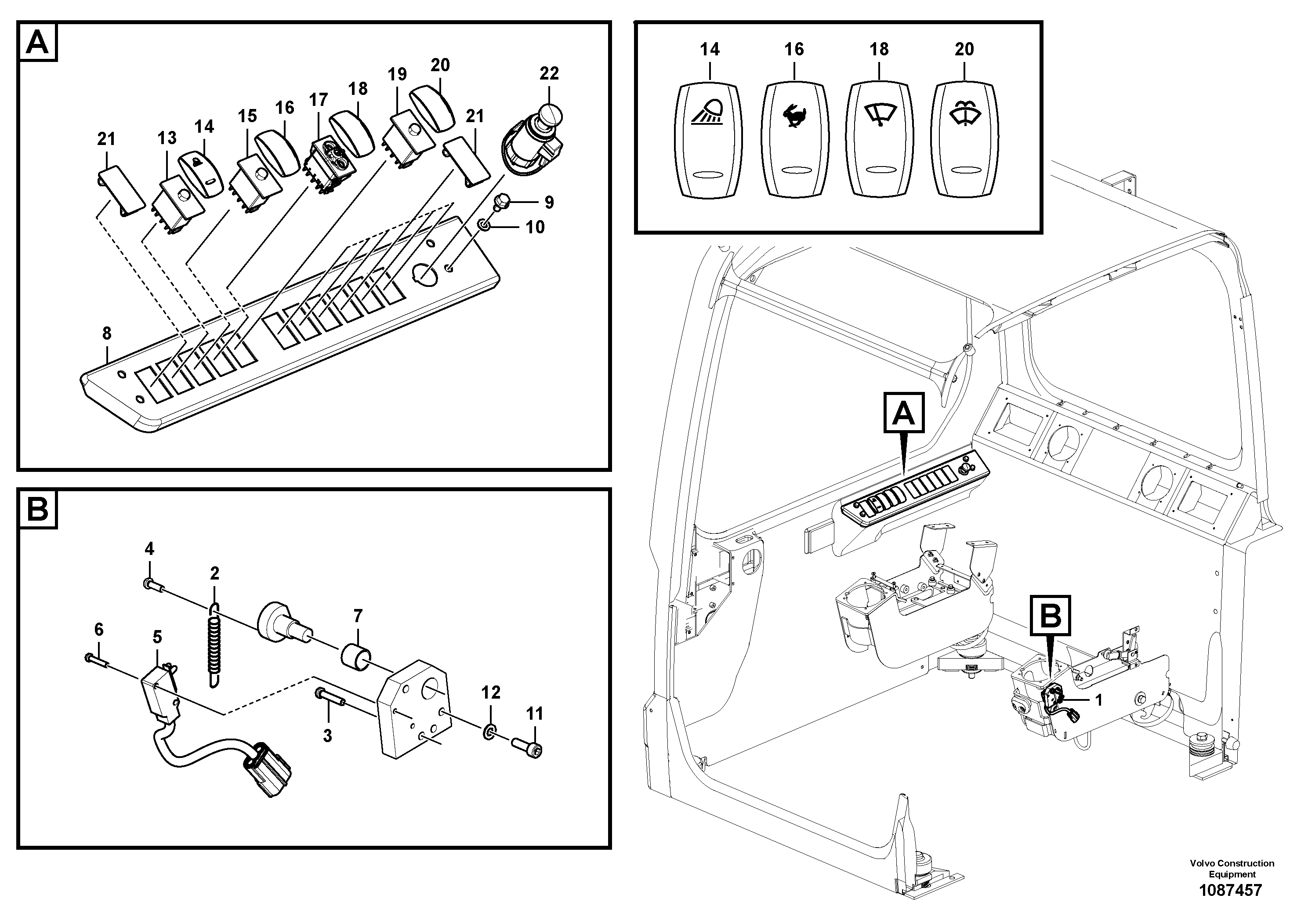 Sliding Strip VOE60113733 VOLVO