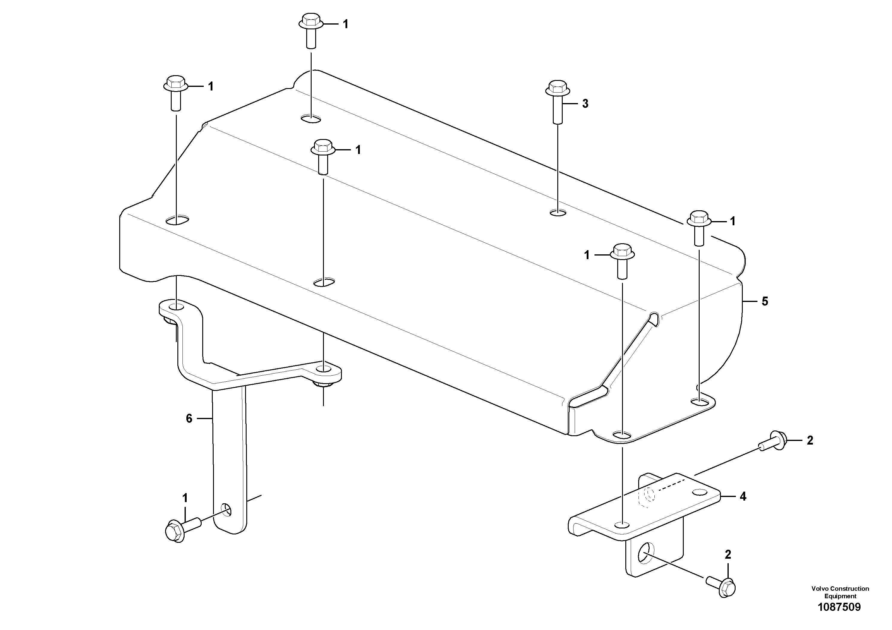 Seat frame VOE22021757 VOLVO