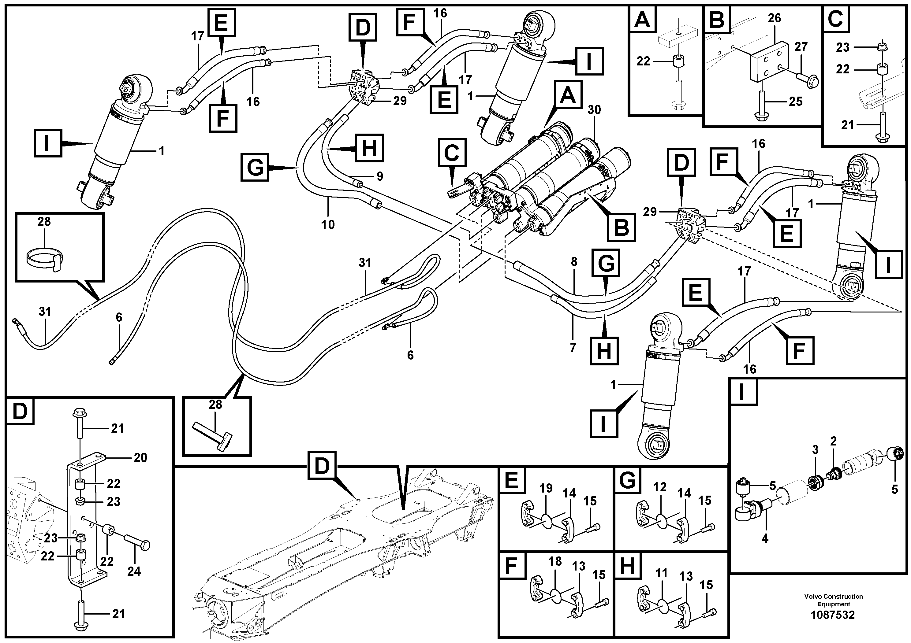 Hose assembly VOE937975 VOLVO