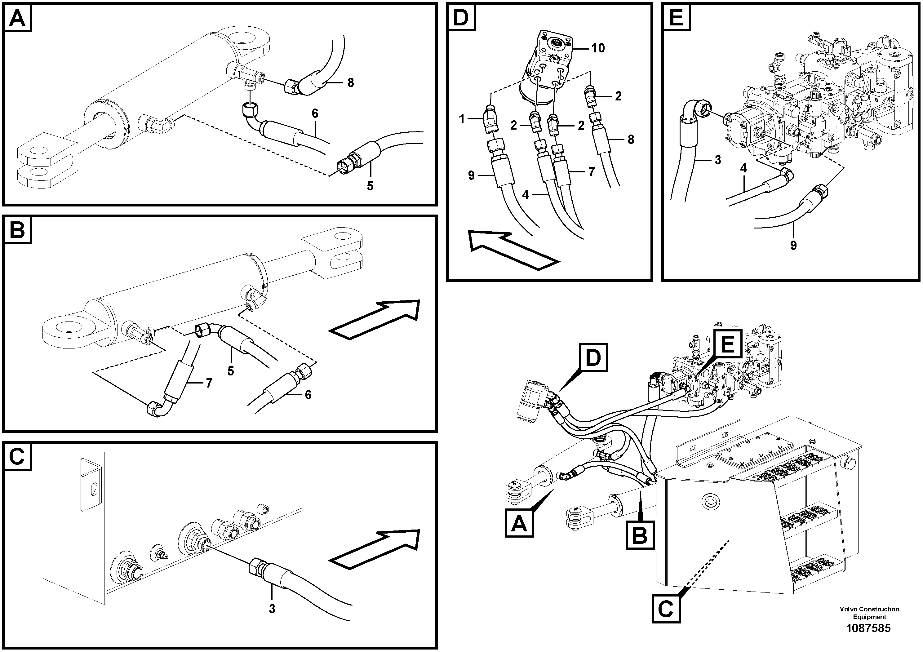 Timing gear casing VOE15066921 VOLVO