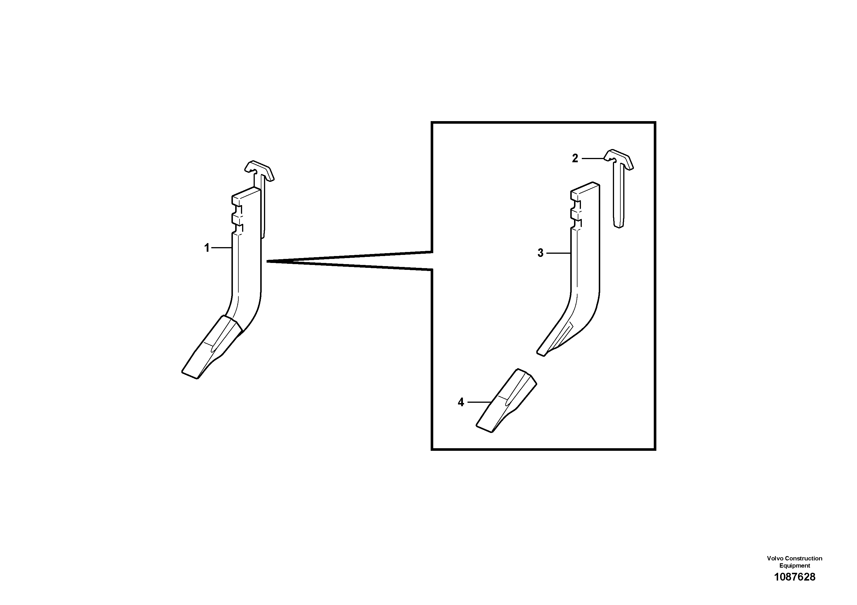 Holder, relay VOE15430907 VOLVO