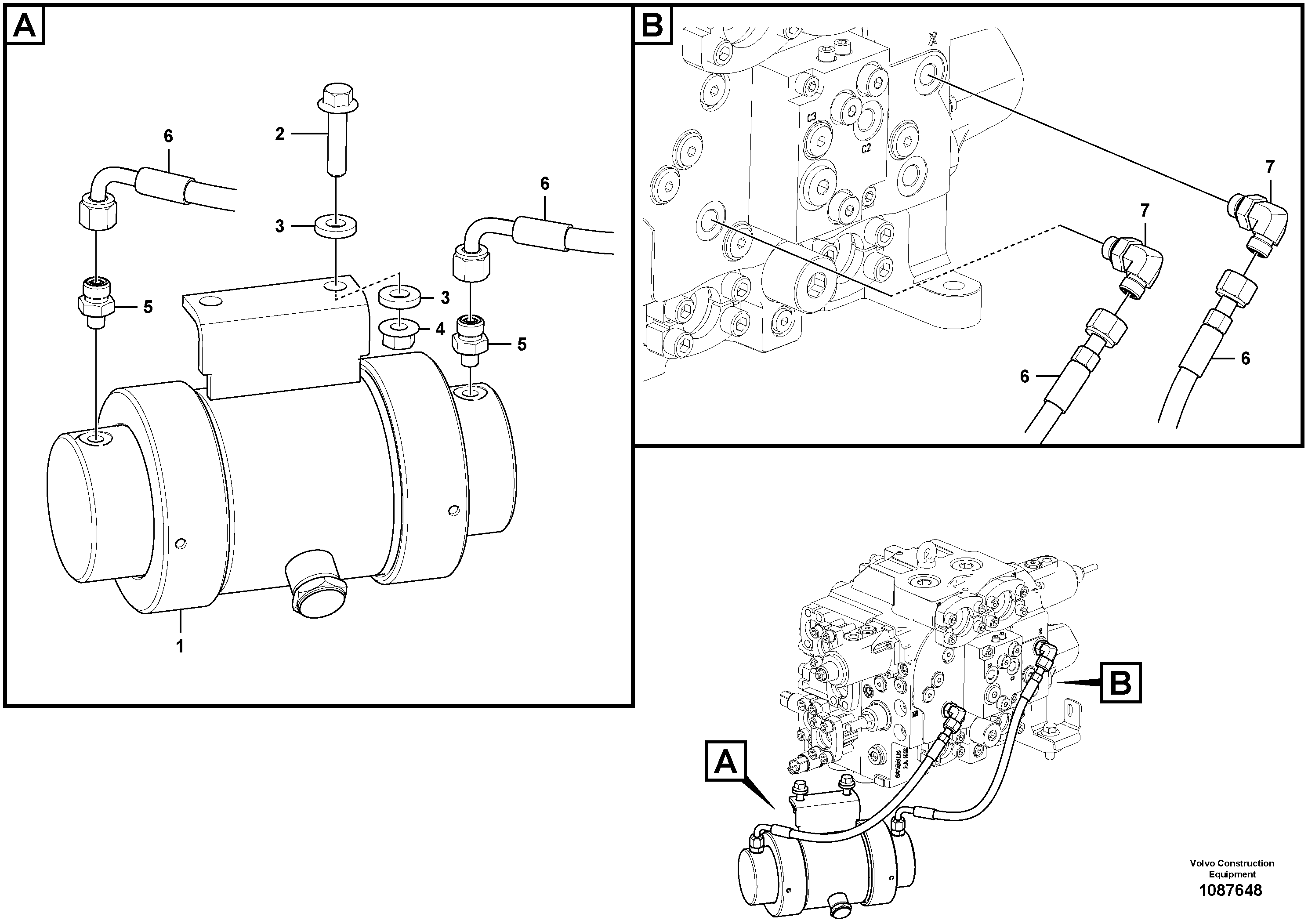Timing gear casing VOE936337 VOLVO