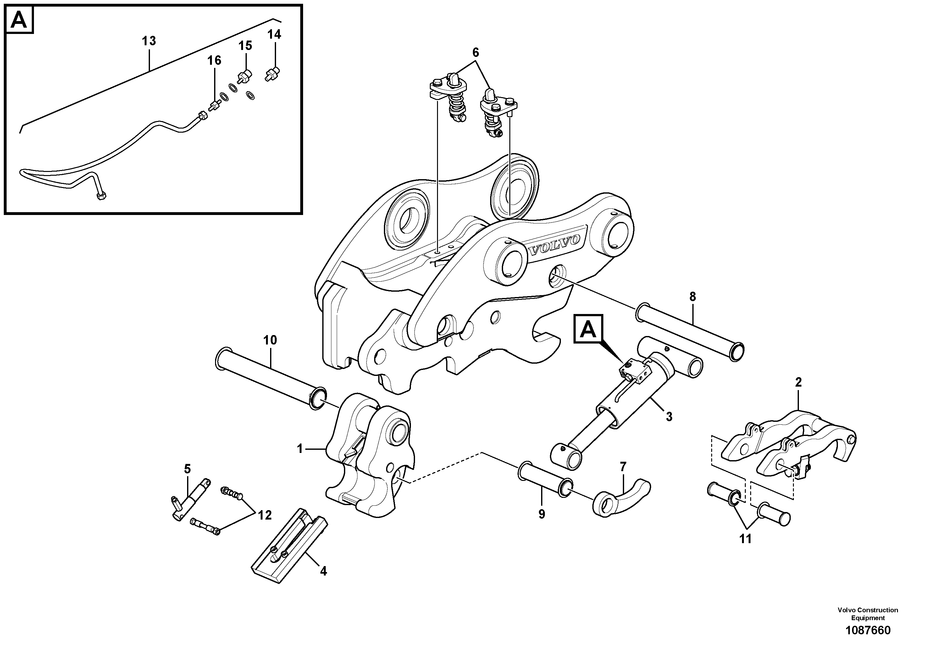 Swg Lk Cylinder VOE14687301 VOLVO
