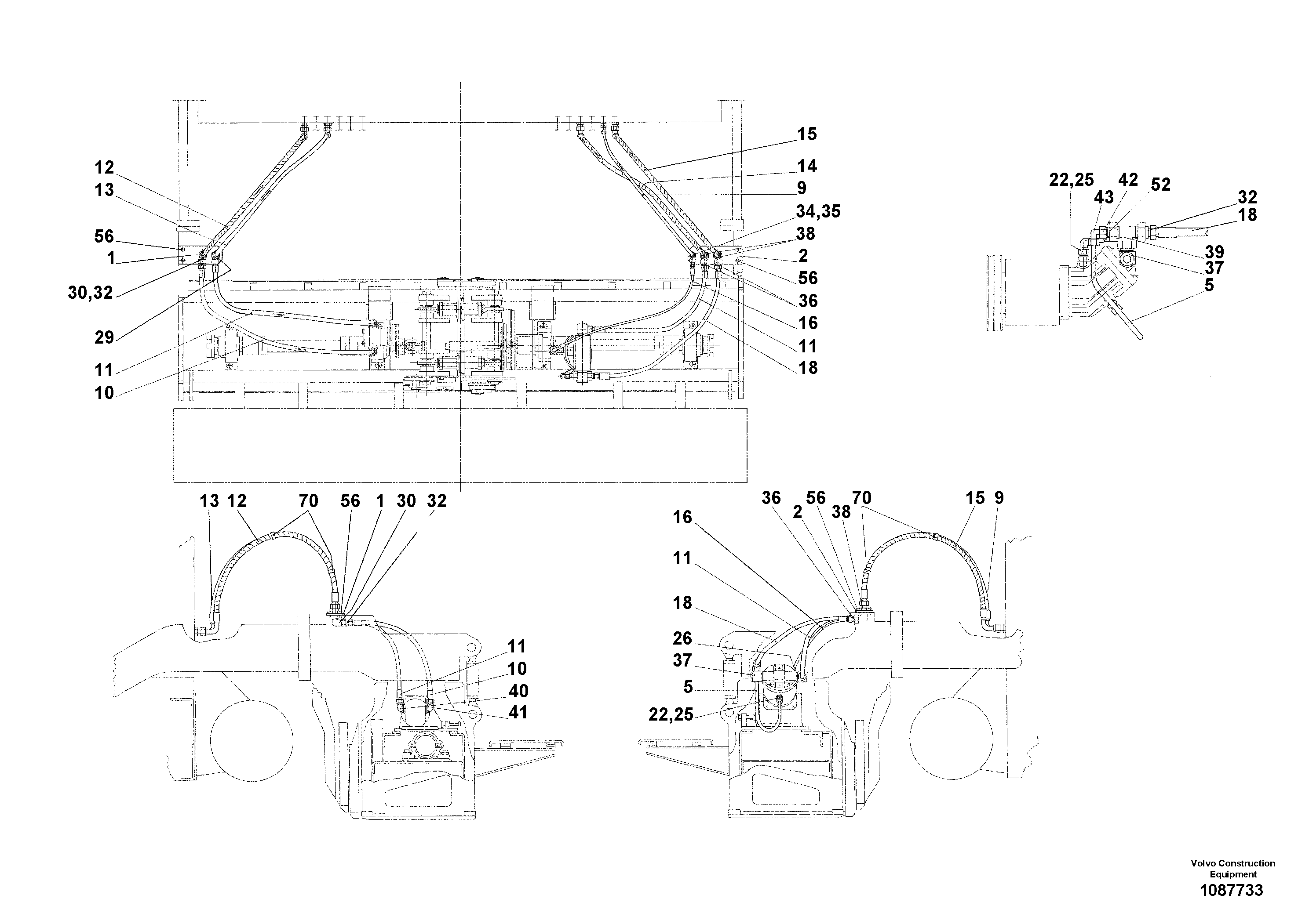 Timing gear casing RM56241896 VOLVO