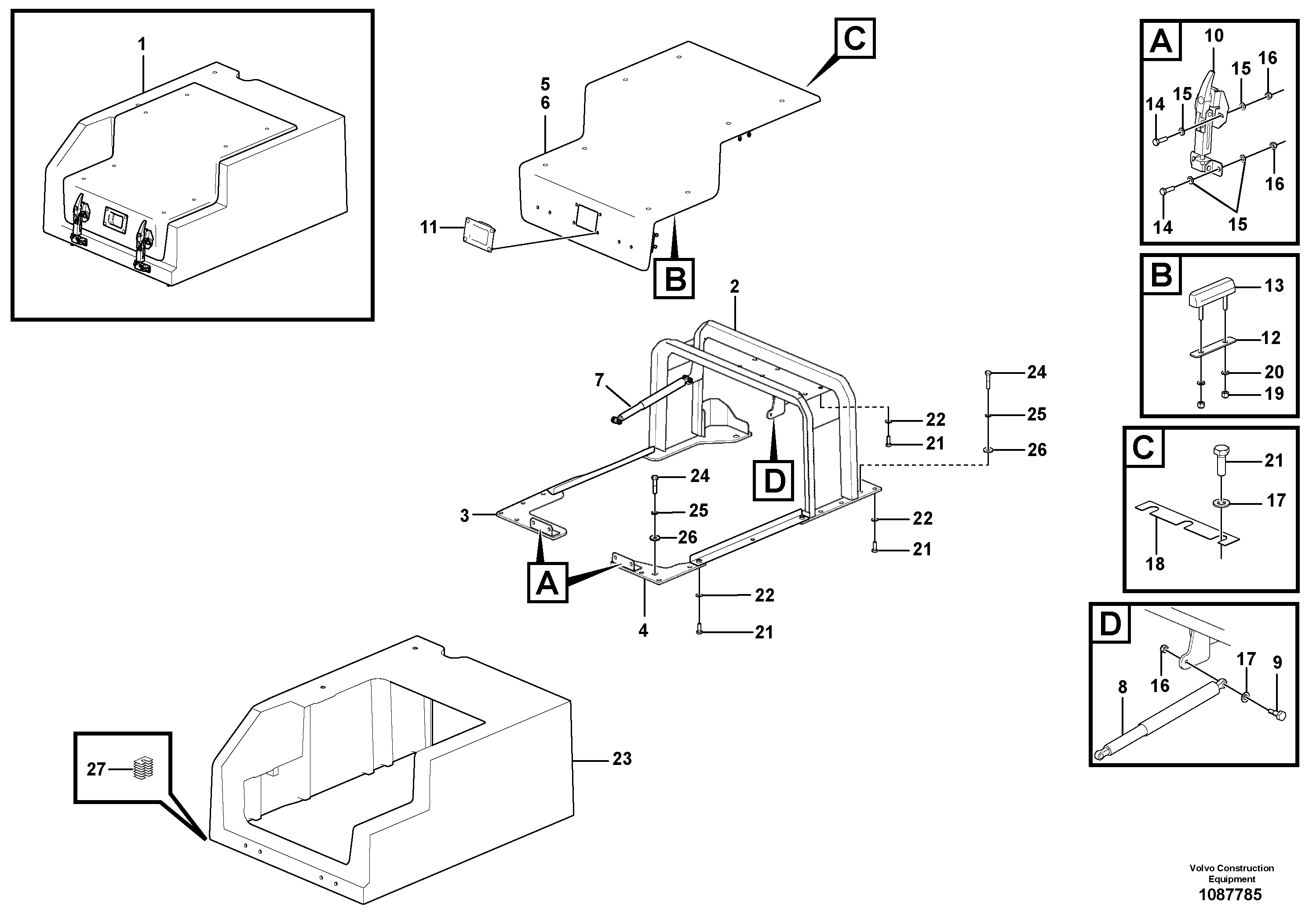 Release Arm RM/VOE14653729 VOLVO